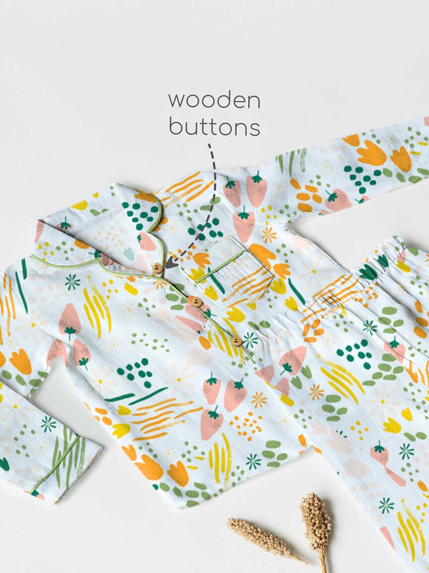 bamboo cambric nightsuit set