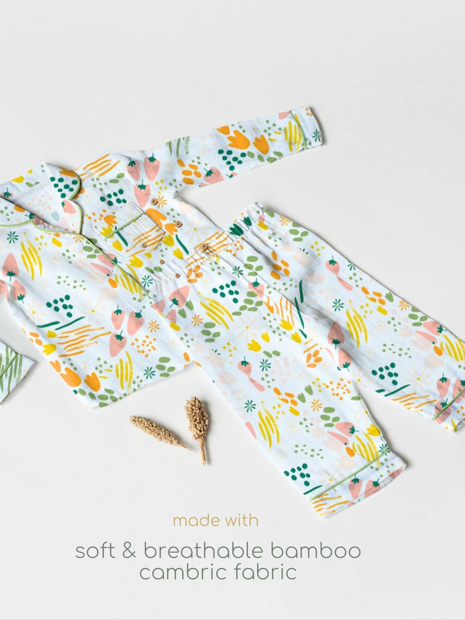 bamboo cambric nightsuit set