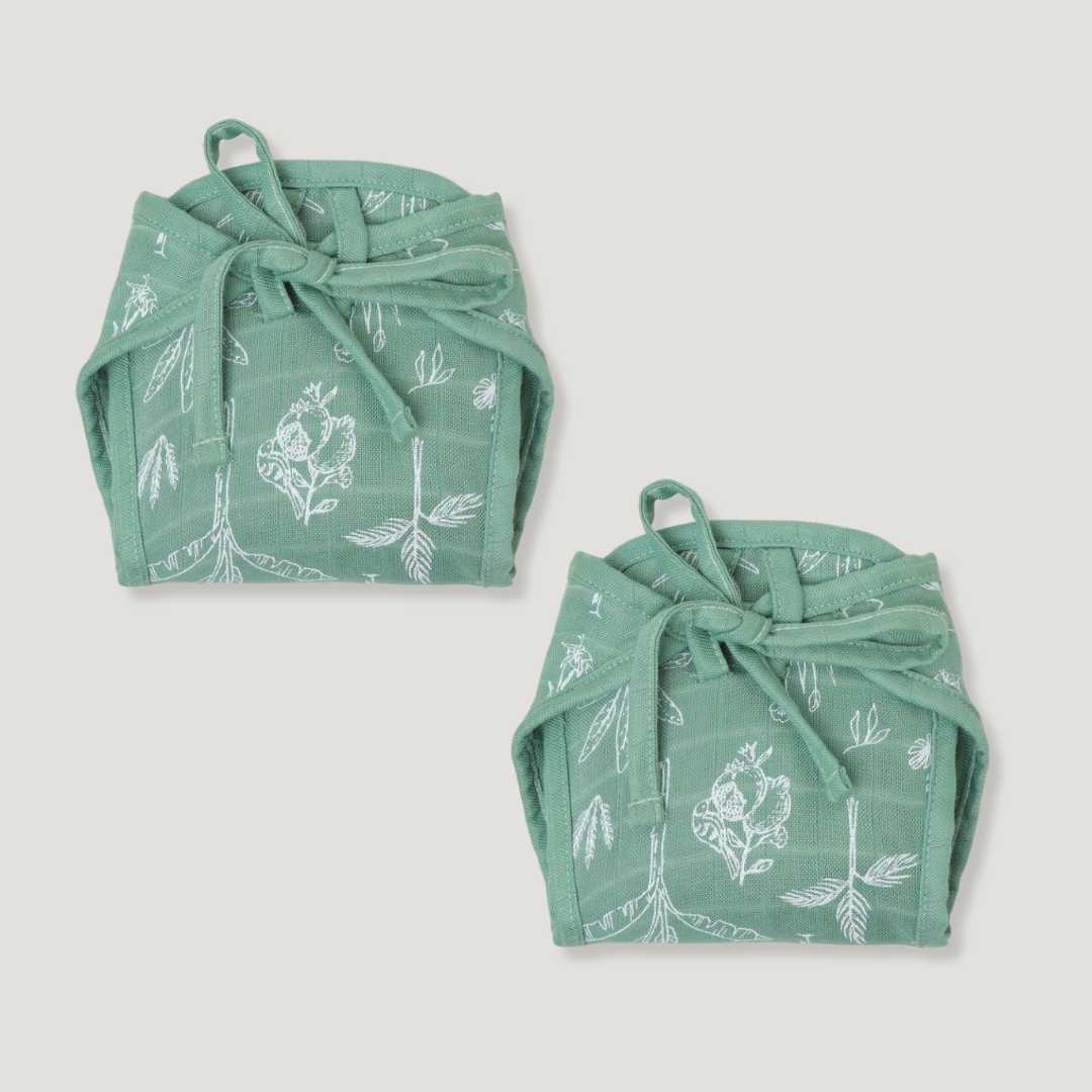 bamboo muslin cloth nappy pack of 2