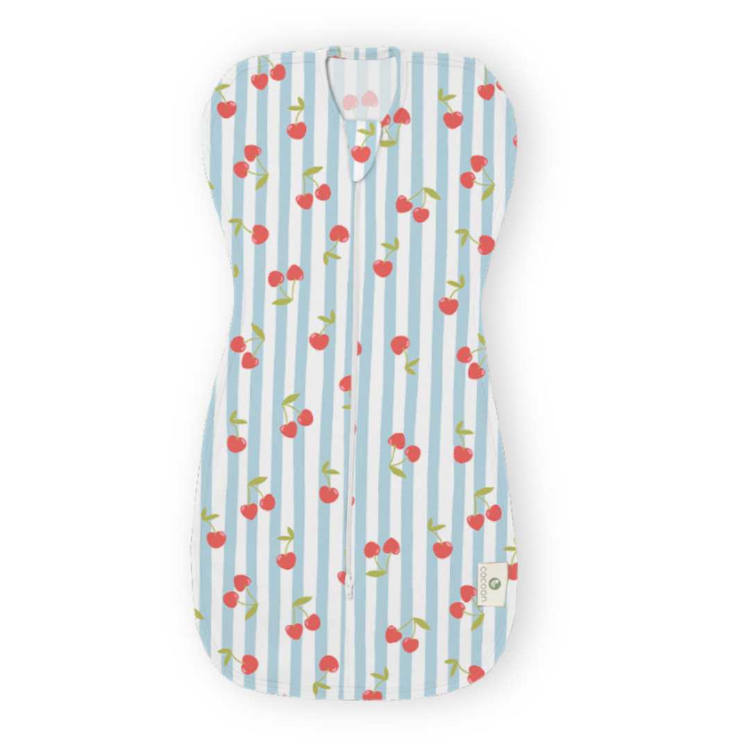 bamboo hands up swaddle pod for baby - prints