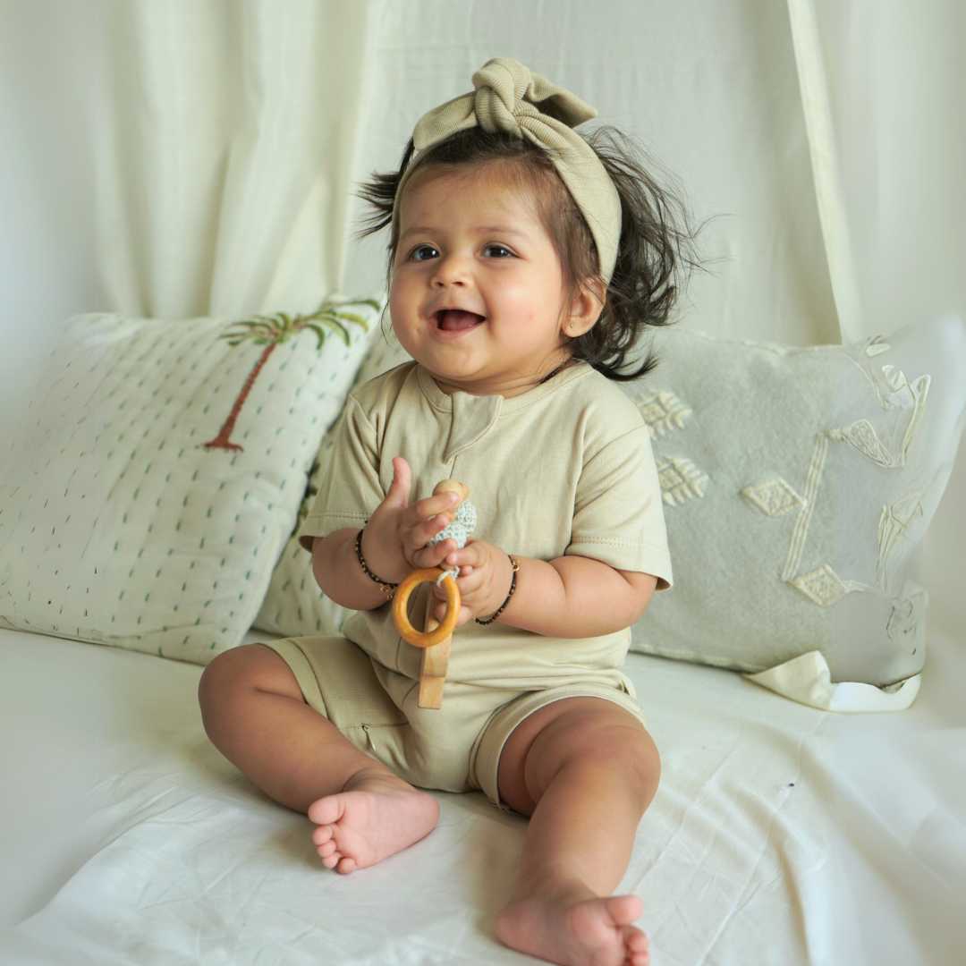 short sleeve bamboo romper