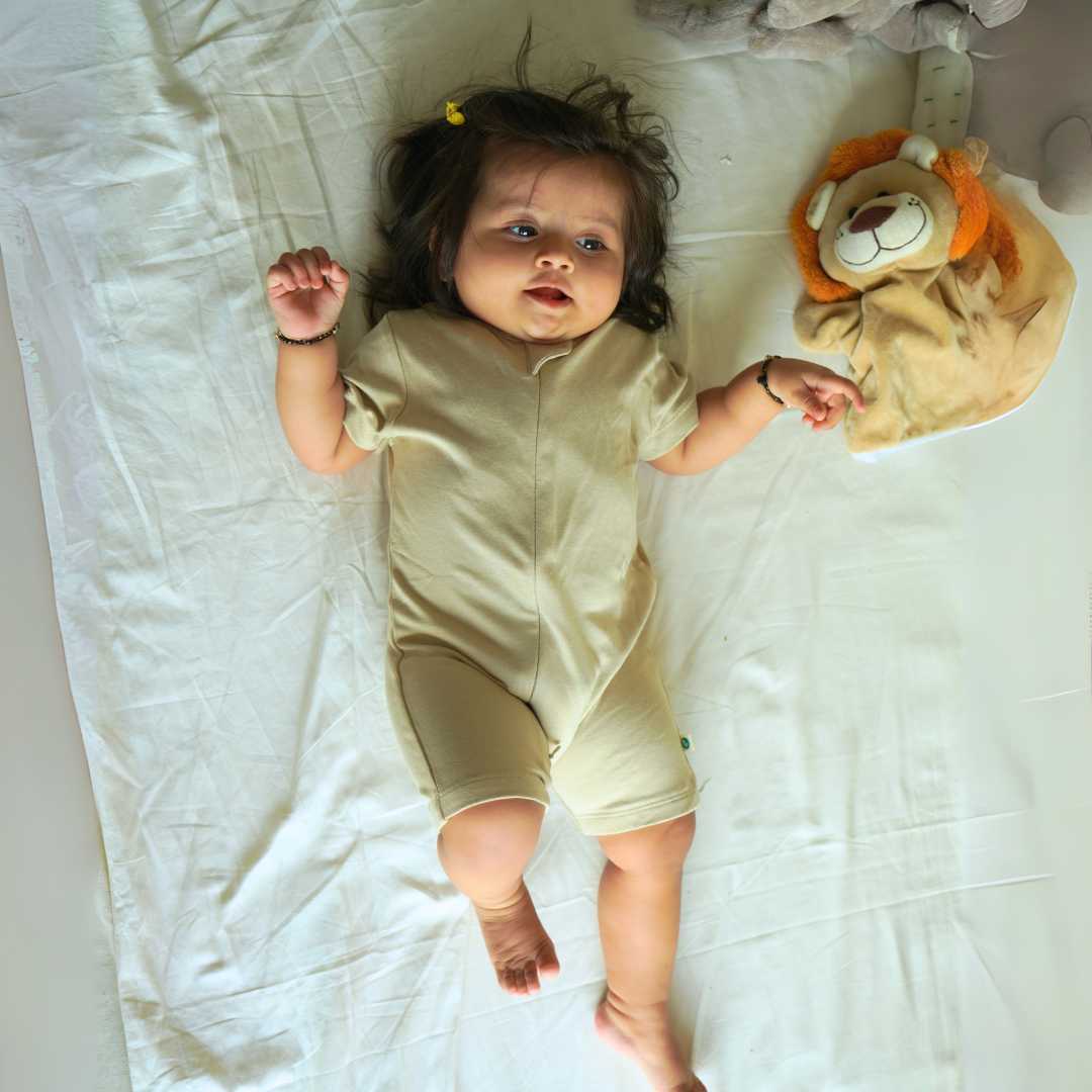 short sleeve bamboo romper