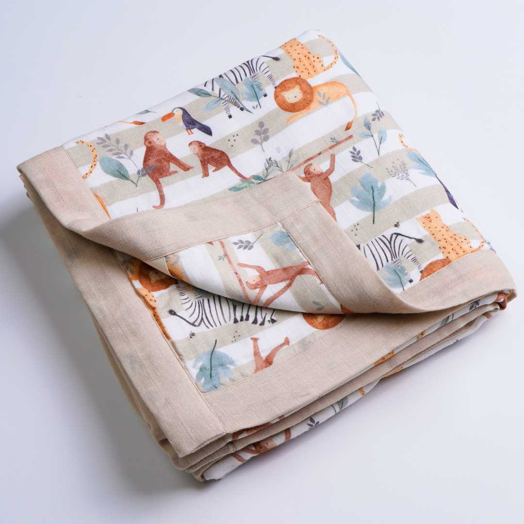 bamboo blanket & hooded towel set