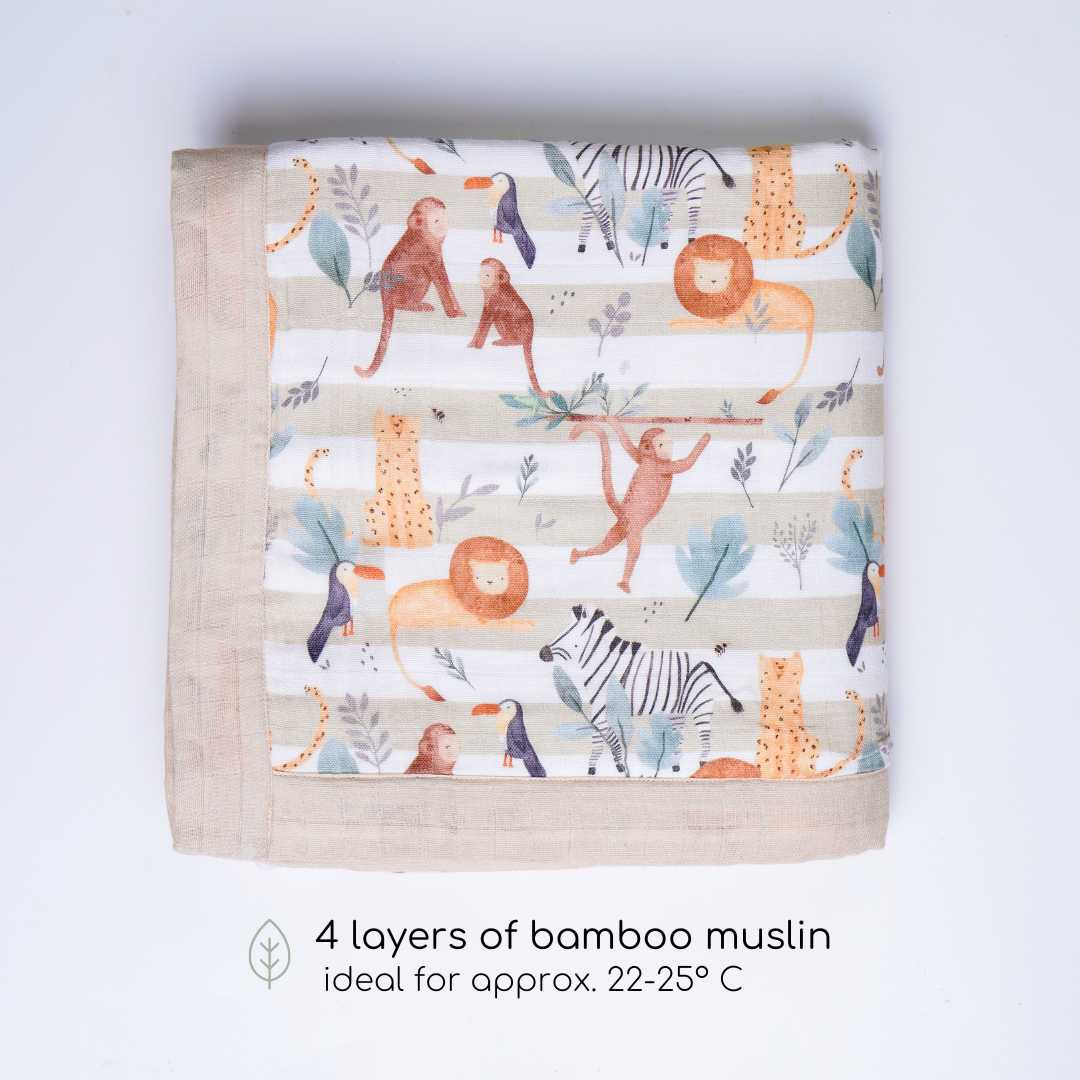 bamboo blanket & hooded towel set