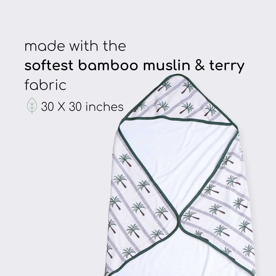 bamboo blanket & hooded towel set