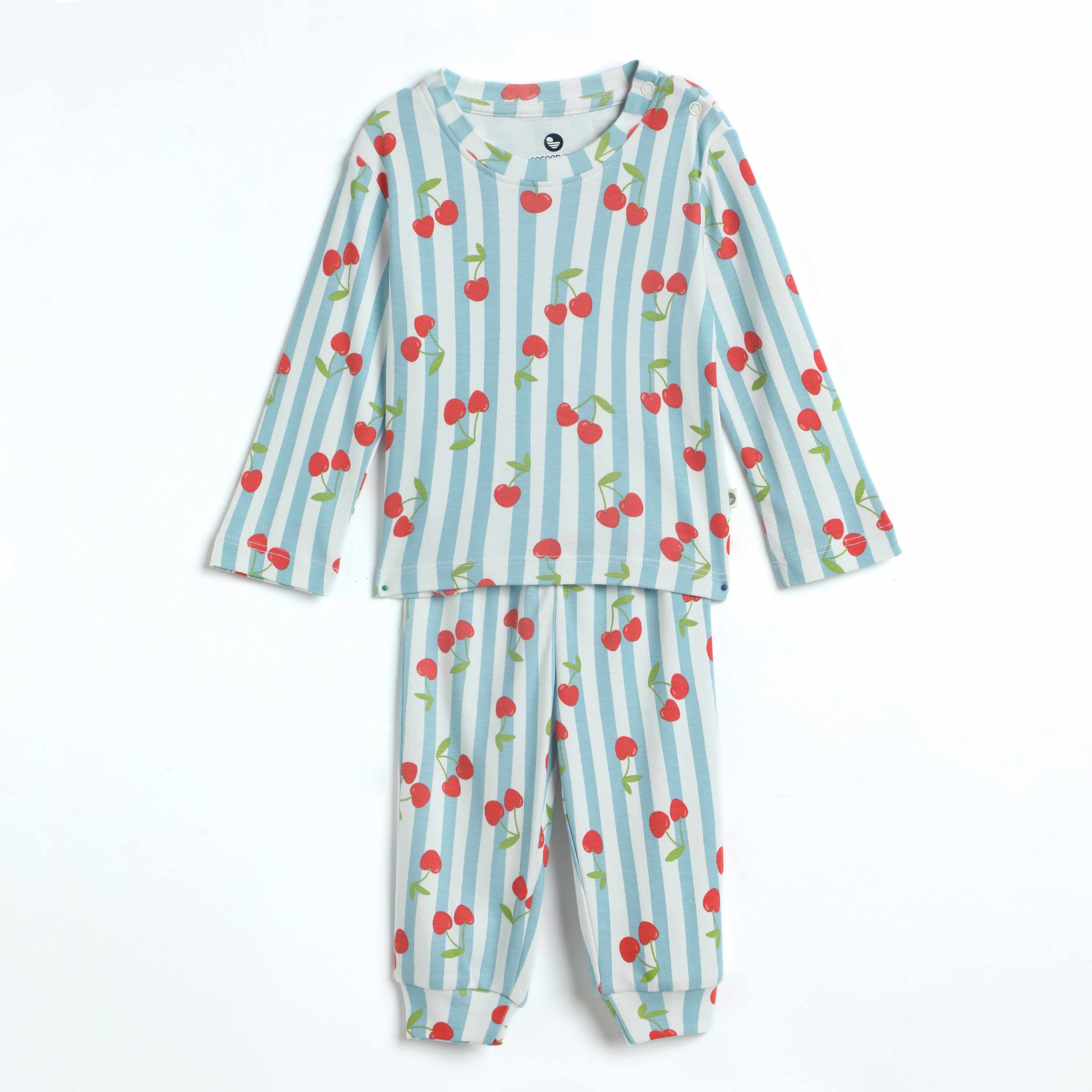 bamboo long sleeve pajama co-ord set