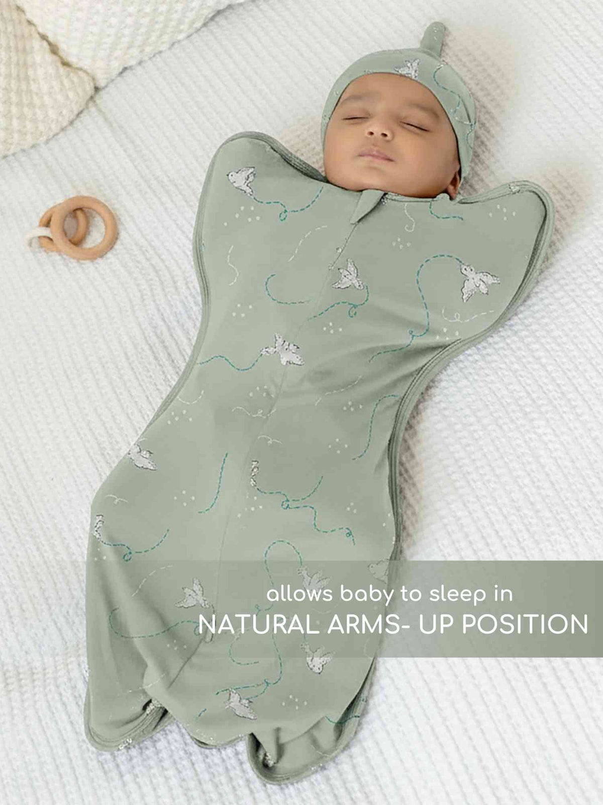 bamboo UPZIE™ swaddle pod