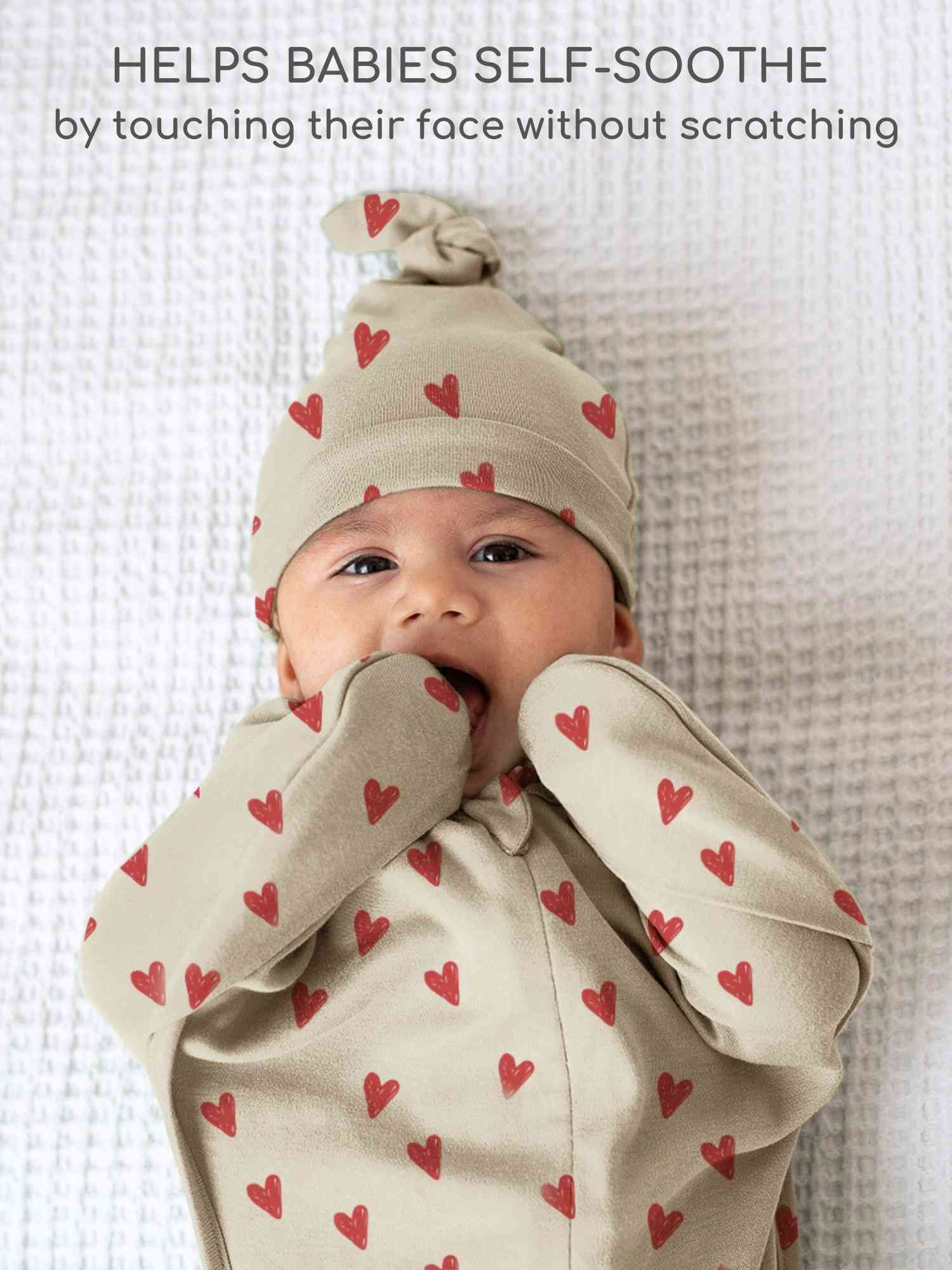 bamboo hands up swaddle pod for baby