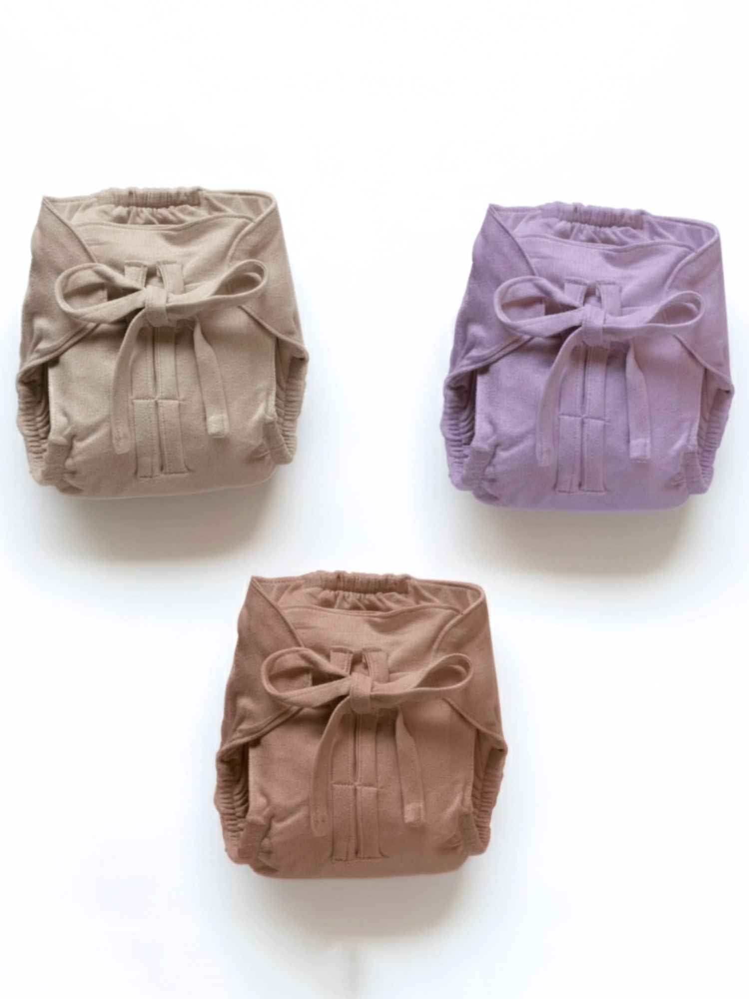 bamboo knit cloth nappy pack of 3