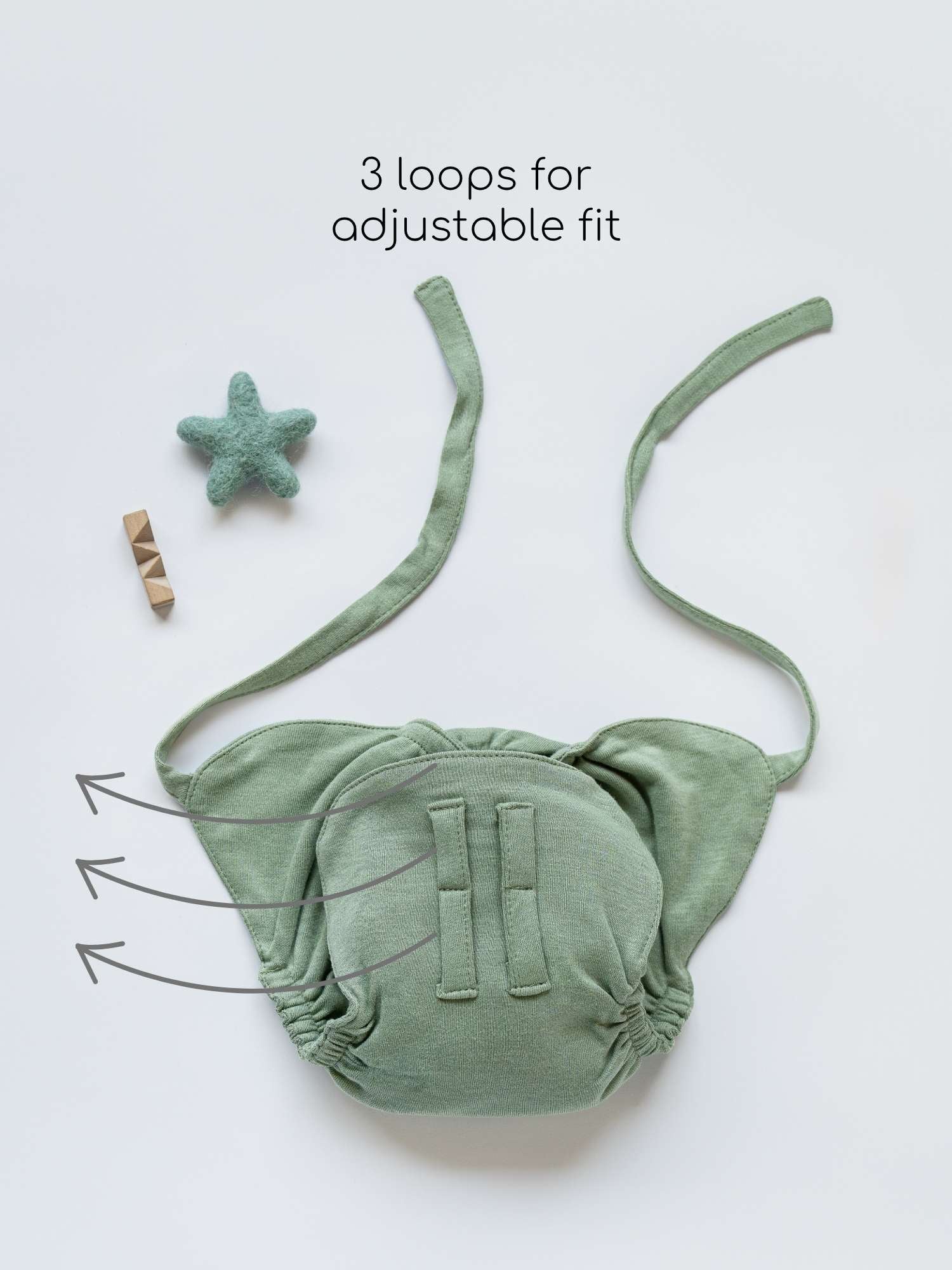 bamboo knit cloth nappy pack of 3