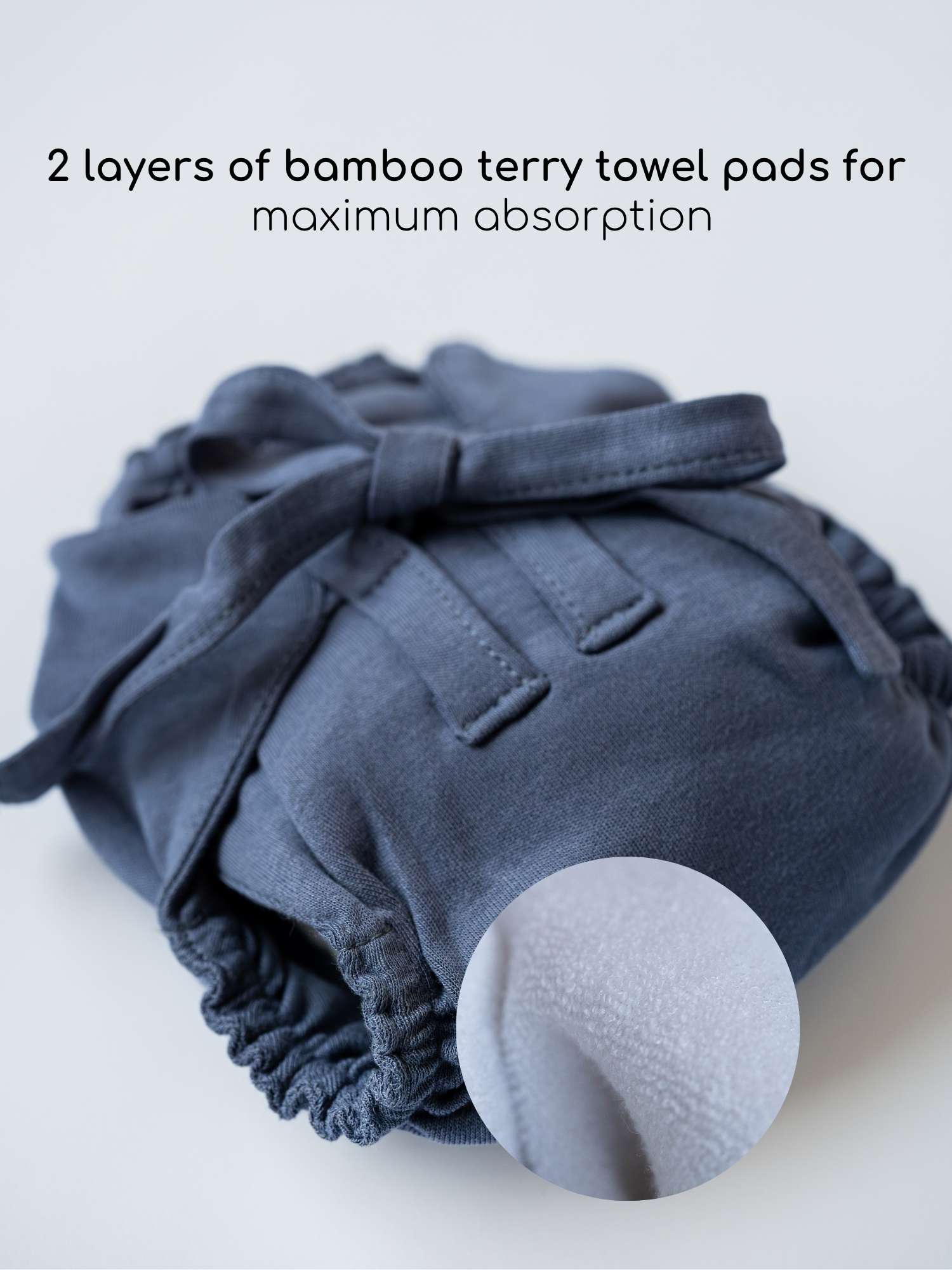 bamboo knit cloth nappy pack of 3