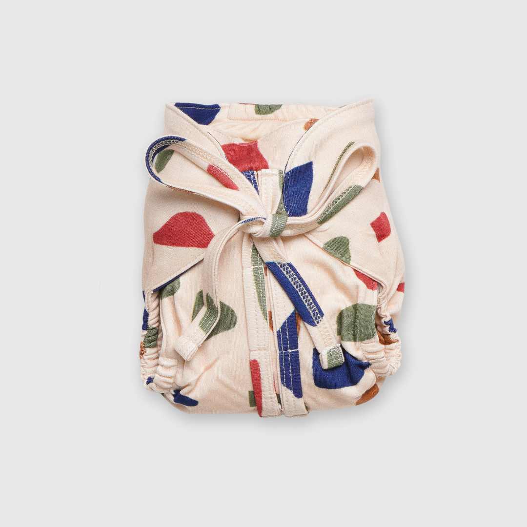 bamboo knit cloth nappy - prints