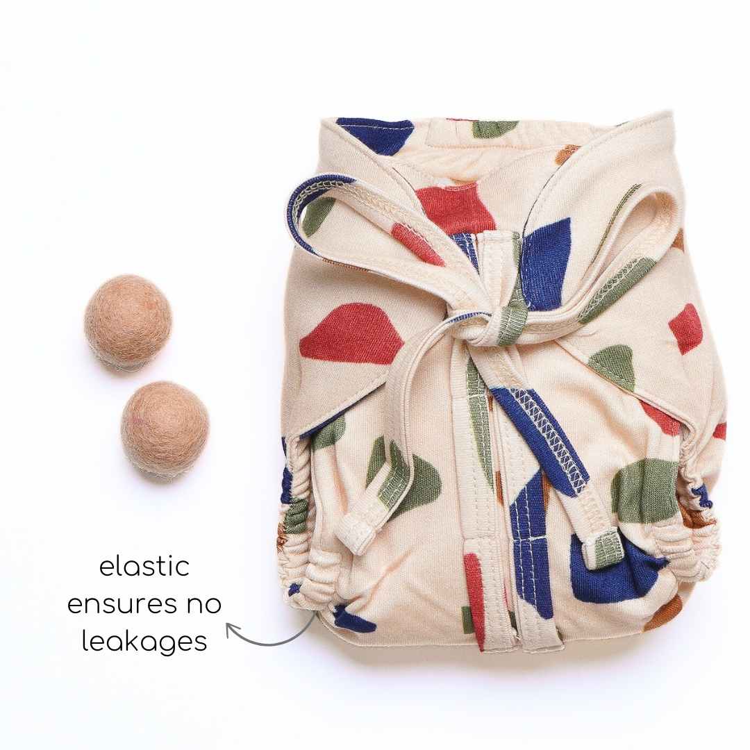 bamboo knit cloth nappy - prints