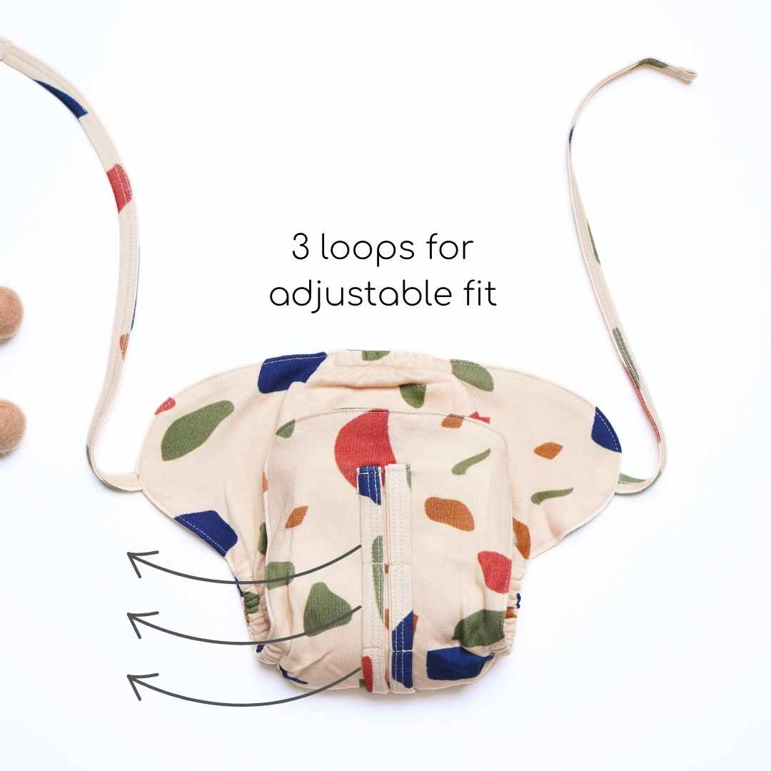 bamboo knit cloth nappy - prints