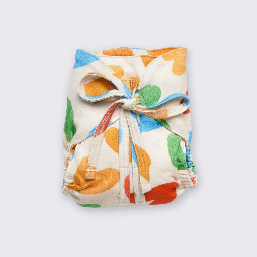 bamboo knit cloth nappy - prints