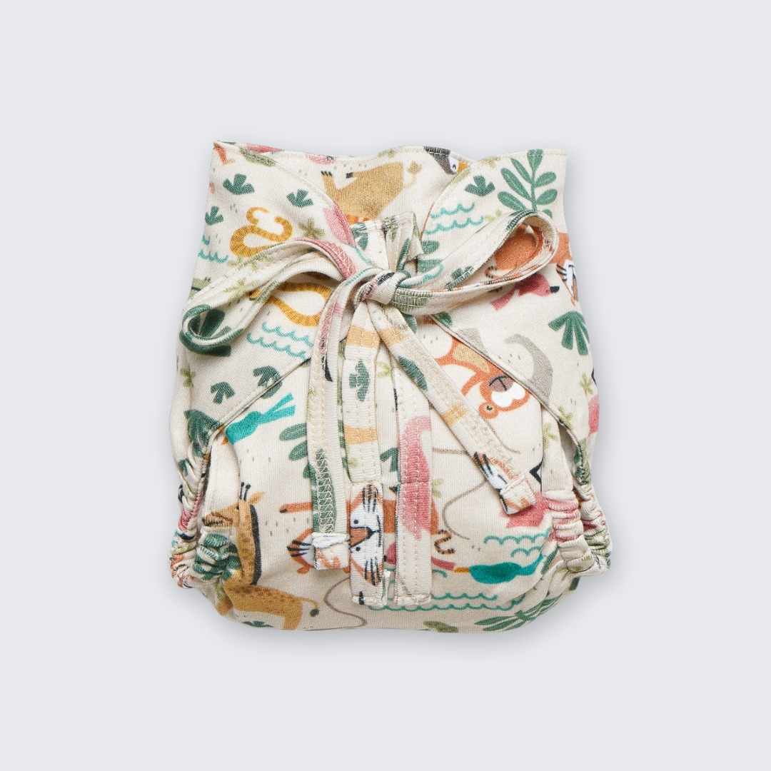 bamboo knit cloth nappy - prints