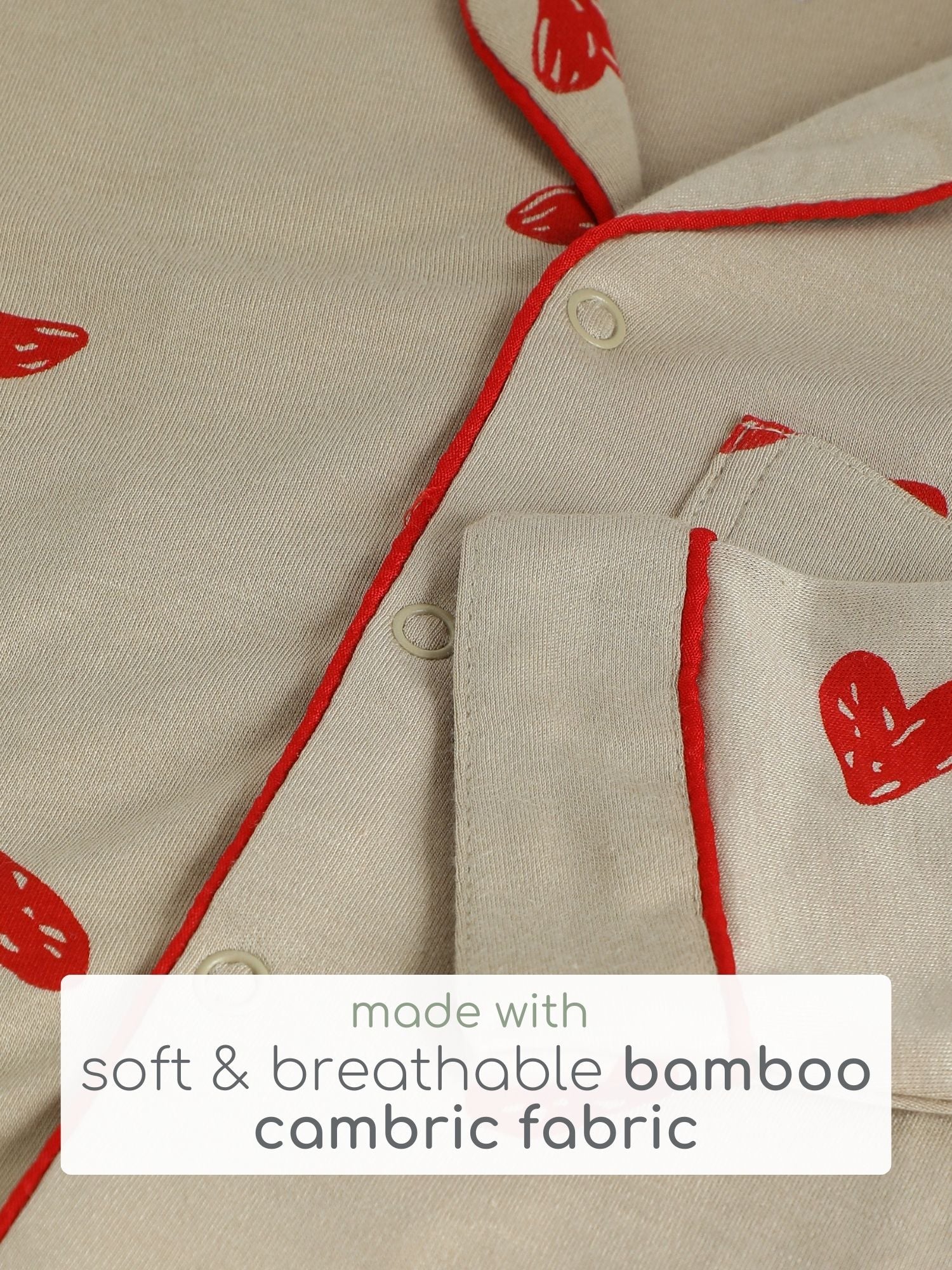 bamboo knit nightsuit in heart and soul