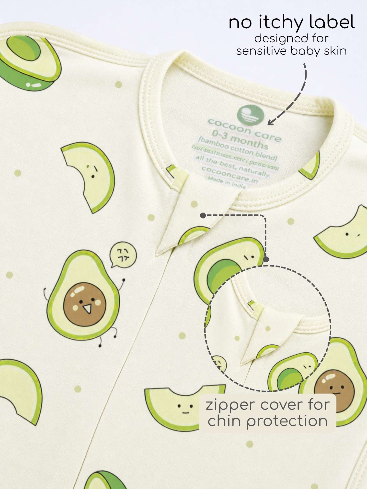 bamboo hands up swaddle pod for baby