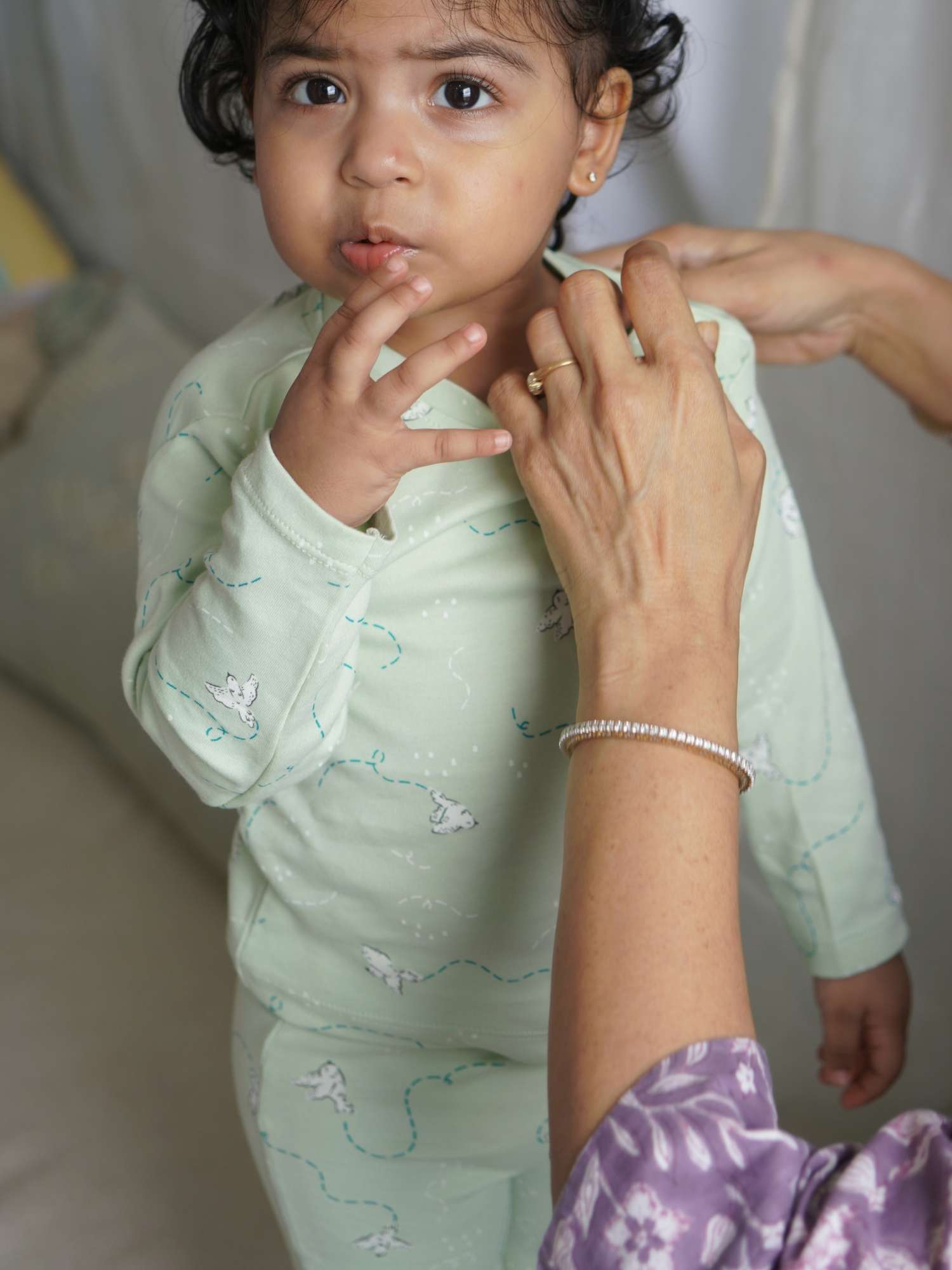 bamboo long sleeve pajama co-ord set