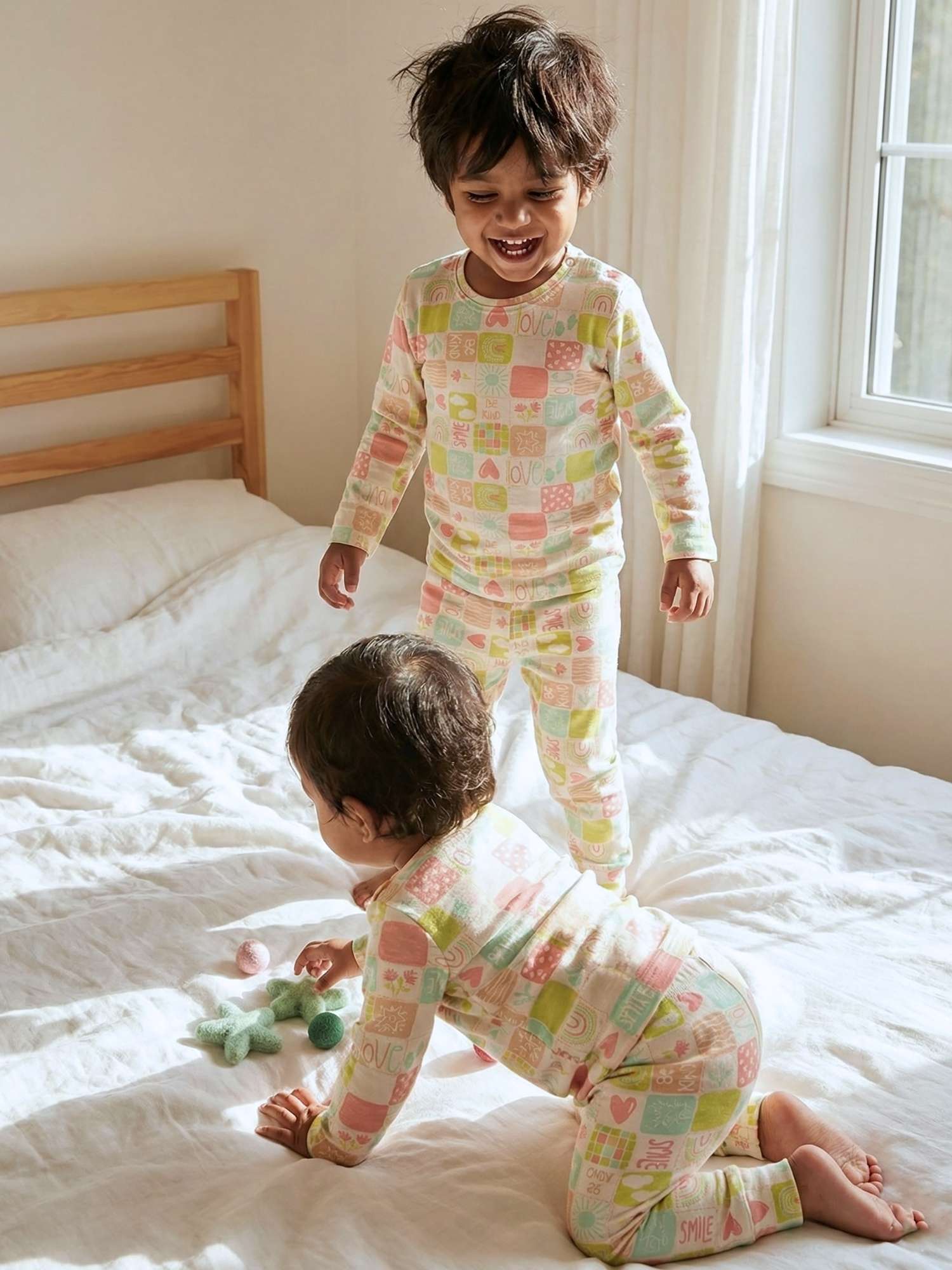 bamboo long sleeve pajama co-ord set