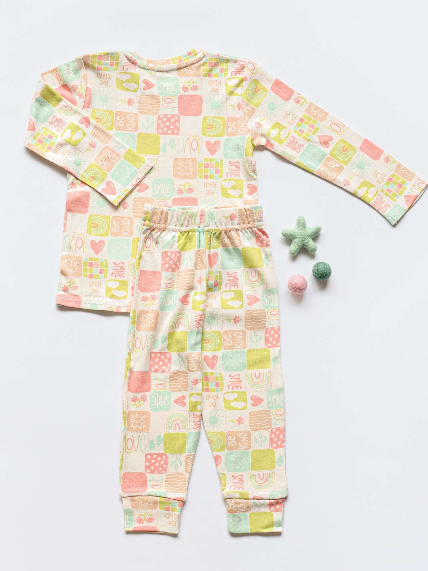 bamboo long sleeve pajama co-ord set