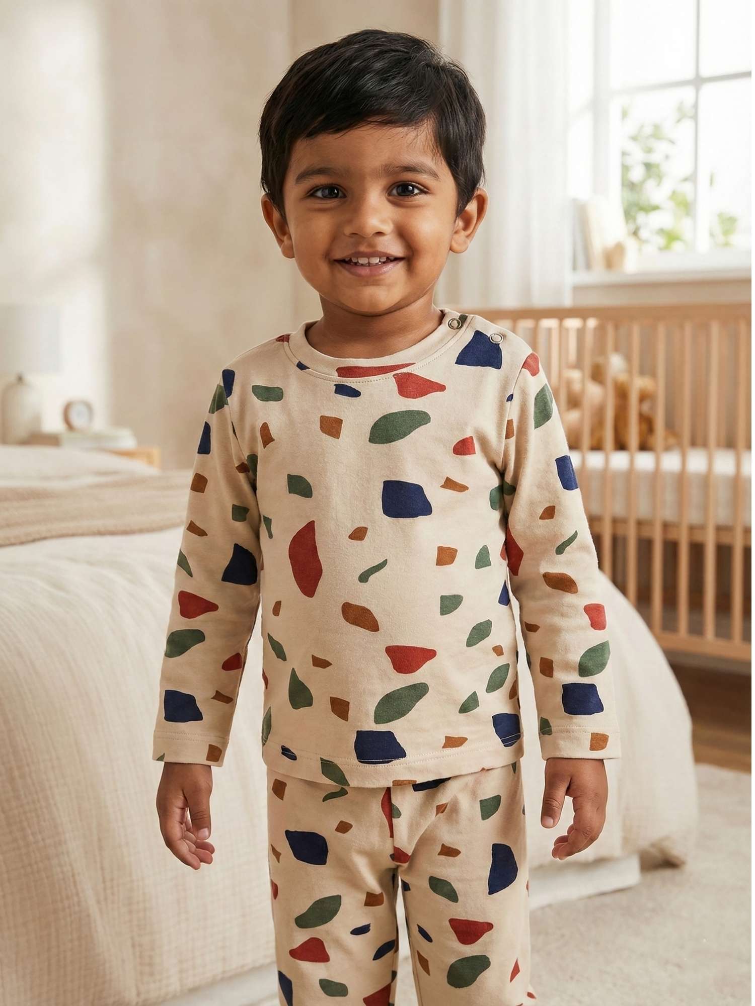 bamboo long sleeve pajama co-ord set