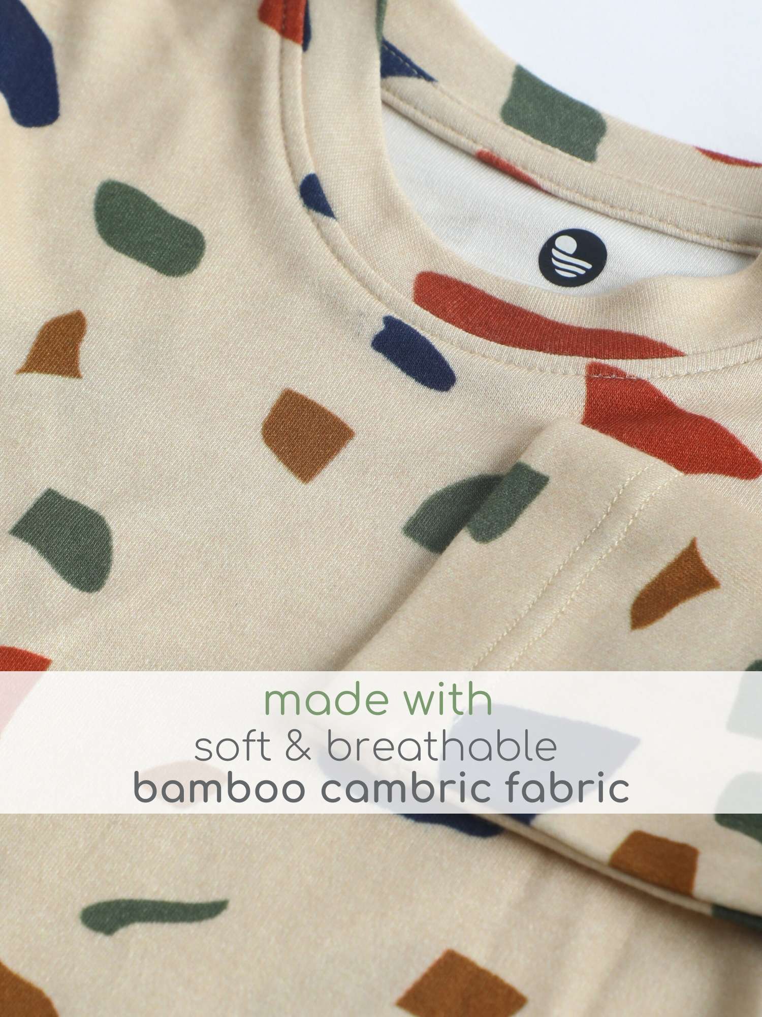 bamboo long sleeve pajama co-ord set