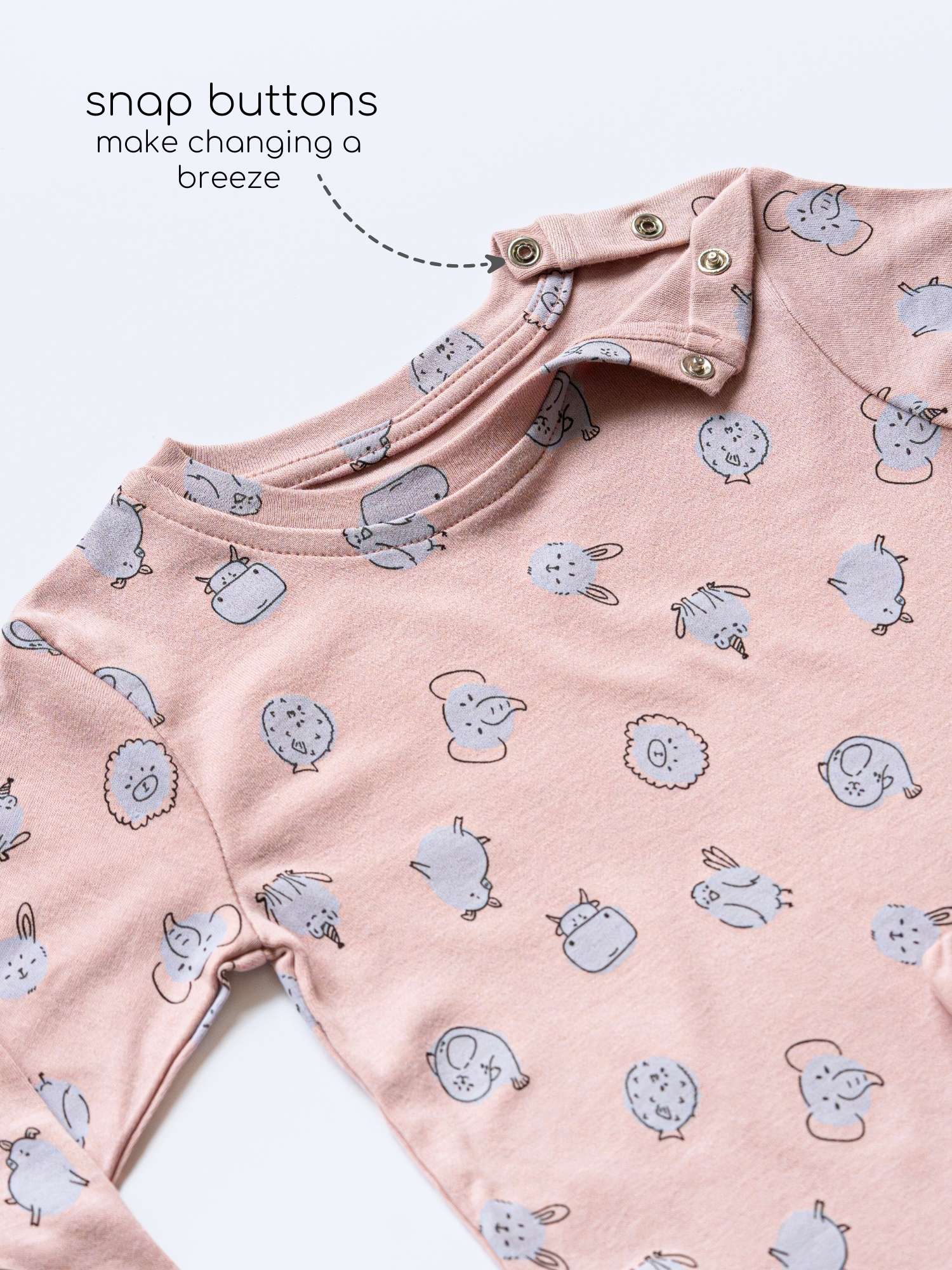 bamboo long sleeve pajama co-ord set