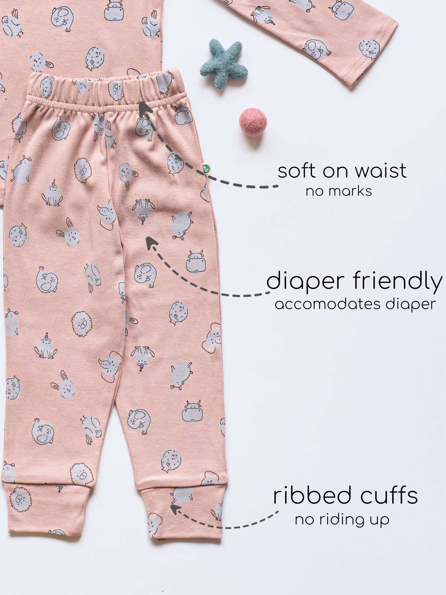 bamboo long sleeve pajama co-ord set