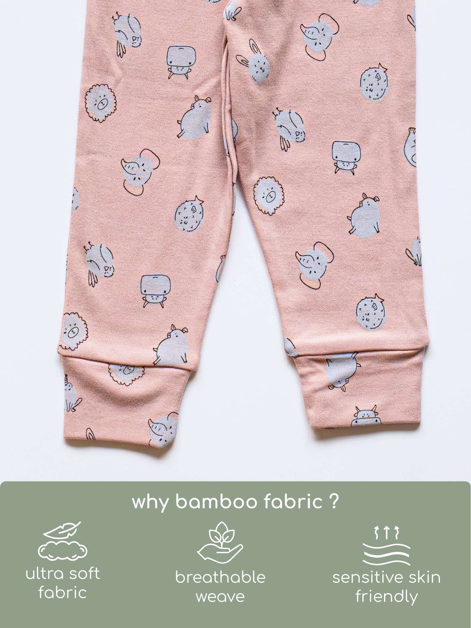 bamboo long sleeve pajama co-ord set