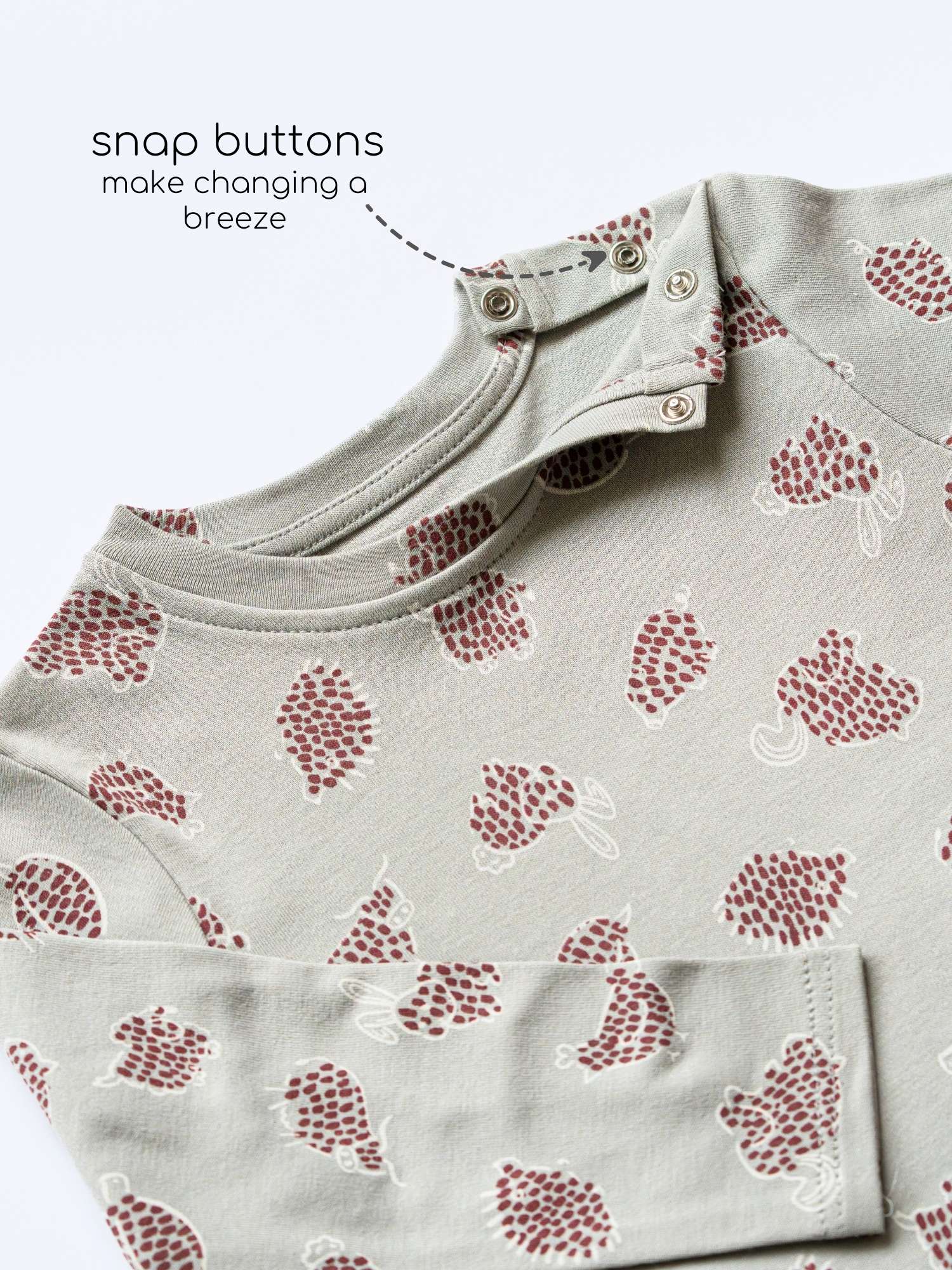 bamboo long sleeve pajama co-ord set