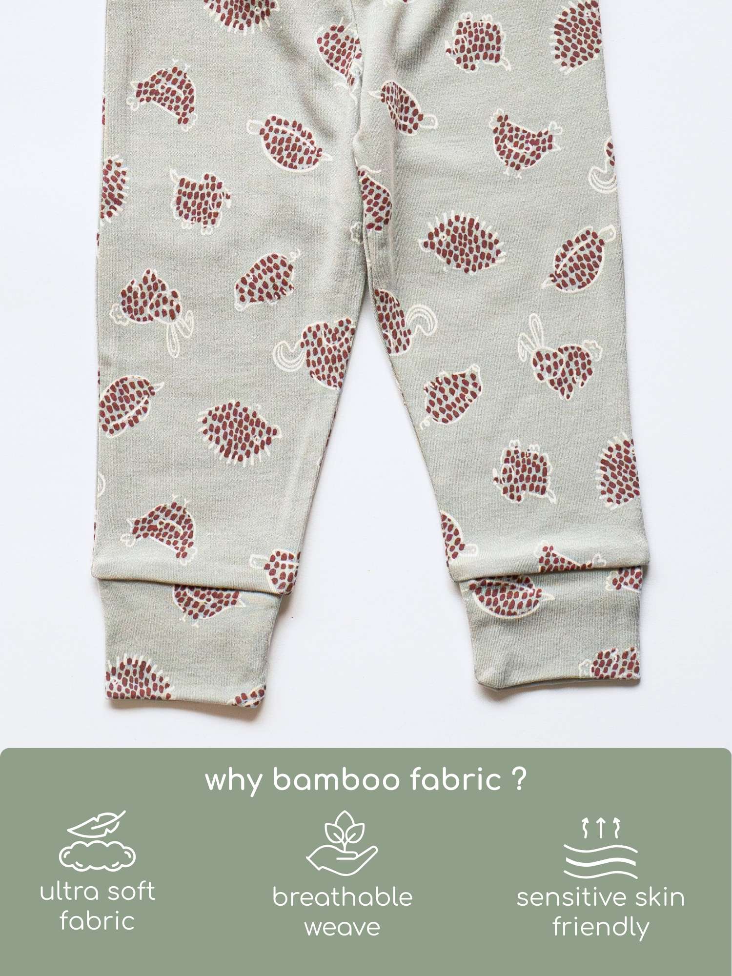 bamboo long sleeve pajama co-ord set