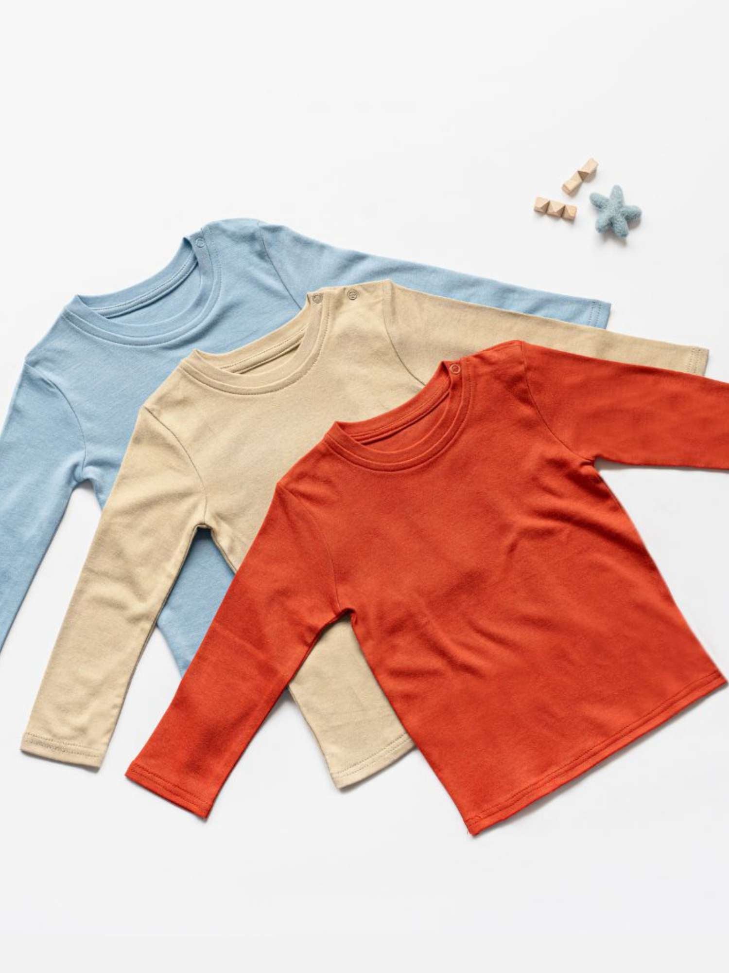 bamboo long sleeve t-shirt pack of 3 set 2
