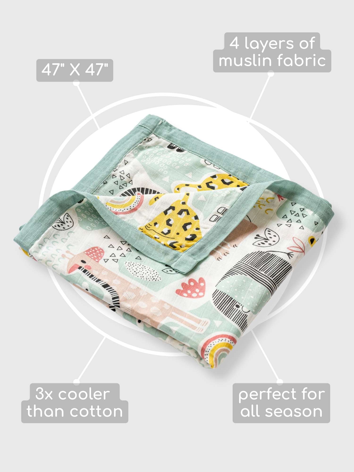 bamboo muslin baby blanket