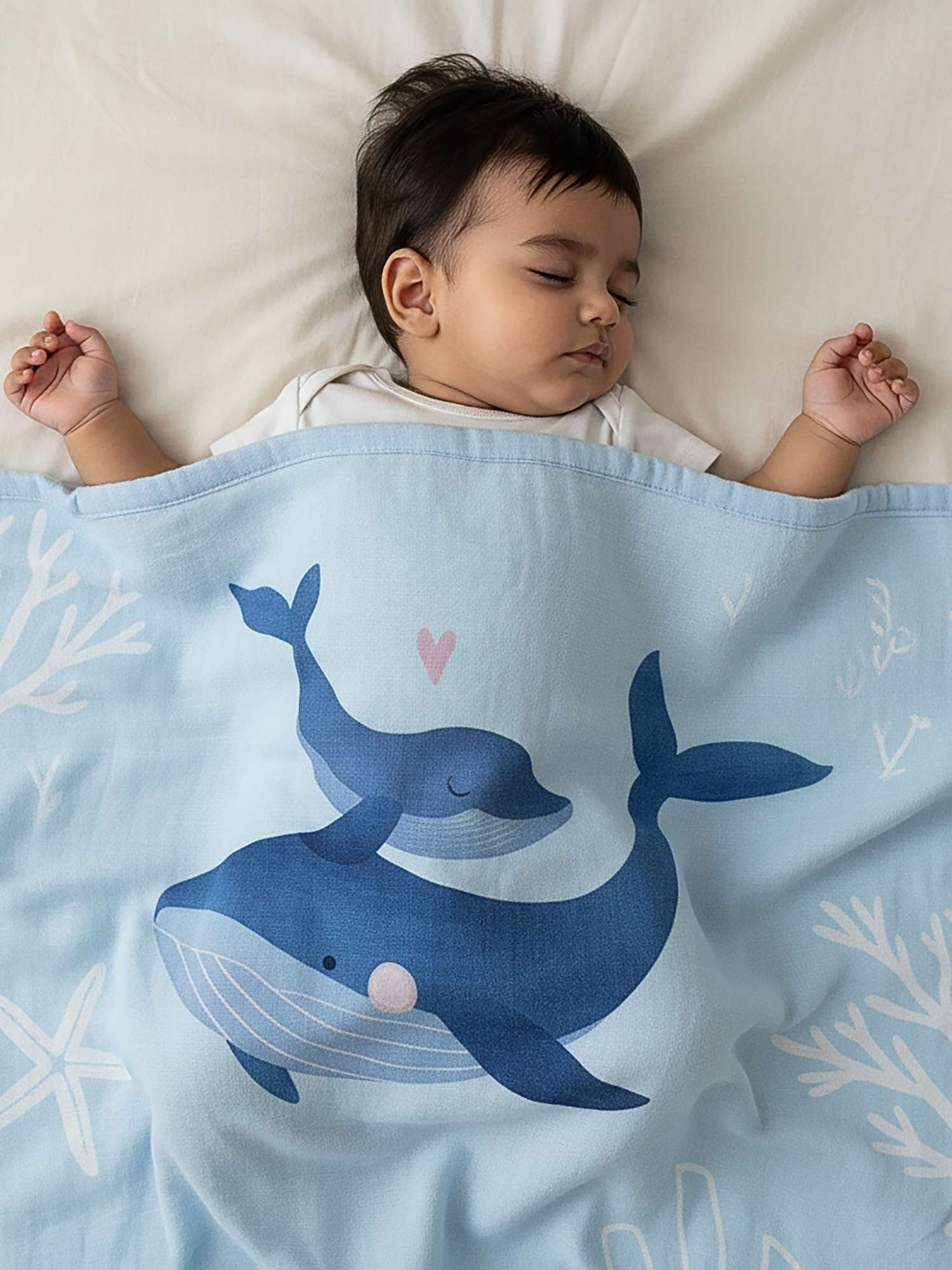 Bamboo Muslin Double Sided Baby Blanket