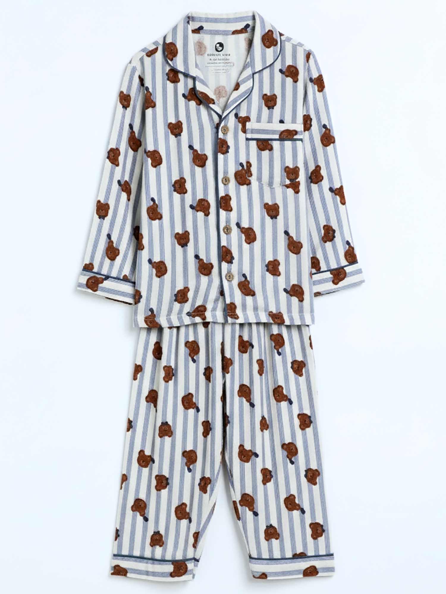 bamboo muslin nightsuit set