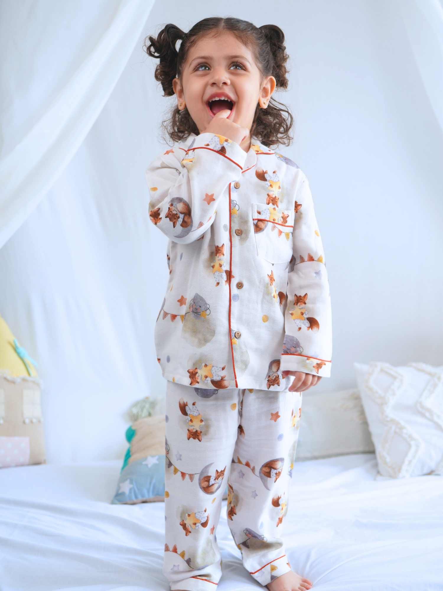 bamboo muslin nightsuit set