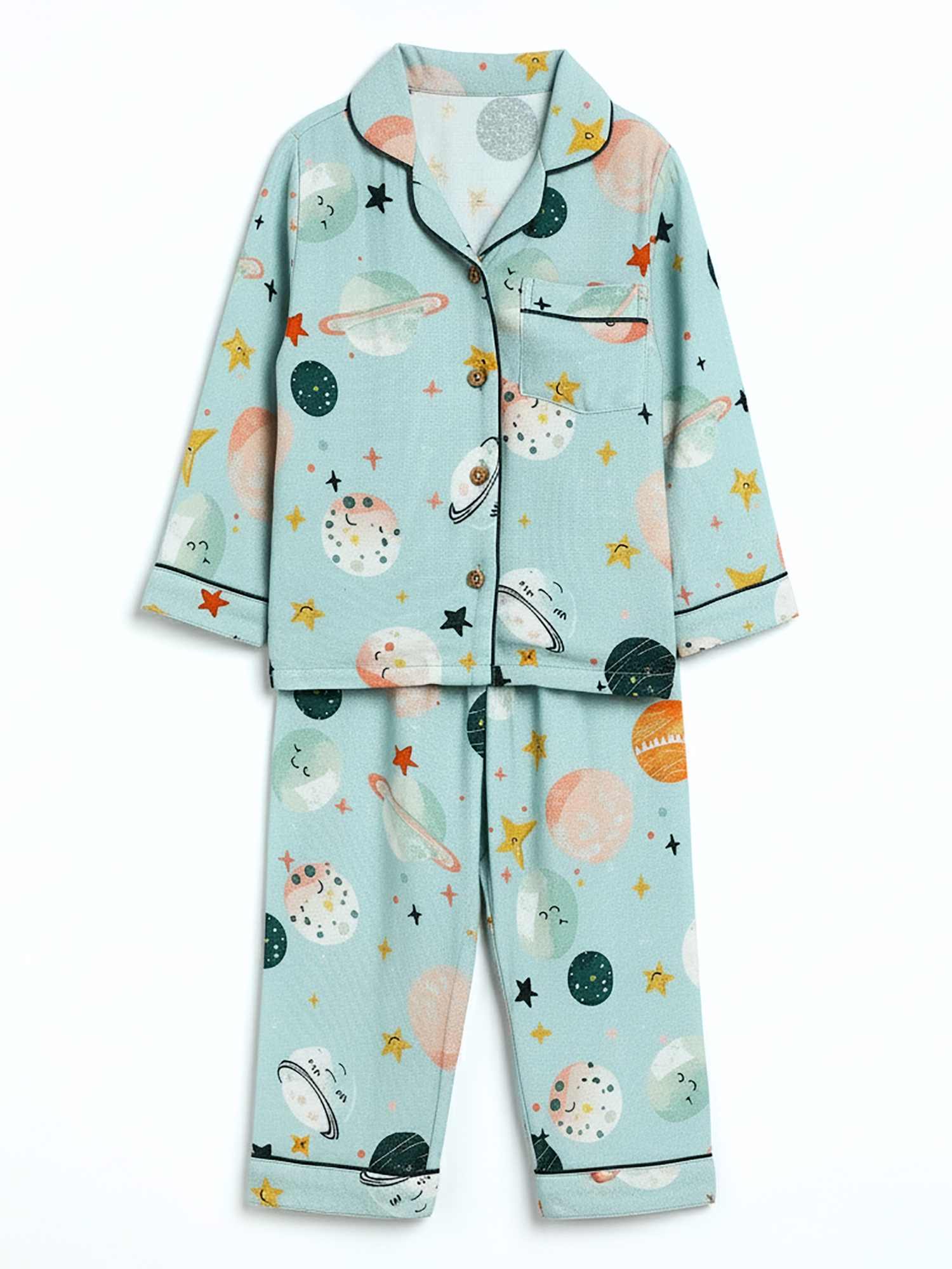 bamboo muslin nightsuit set