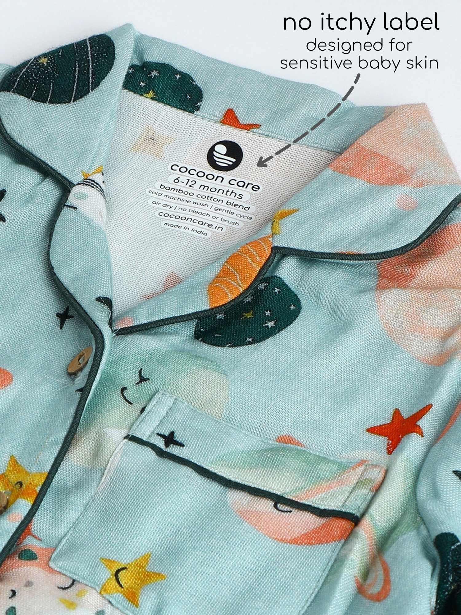 bamboo muslin nightsuit set