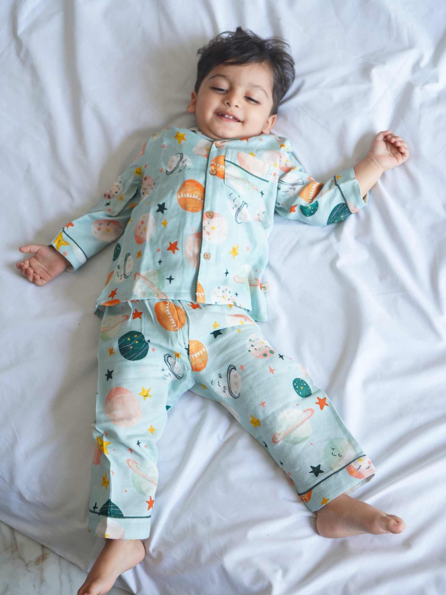 bamboo muslin nightsuit set