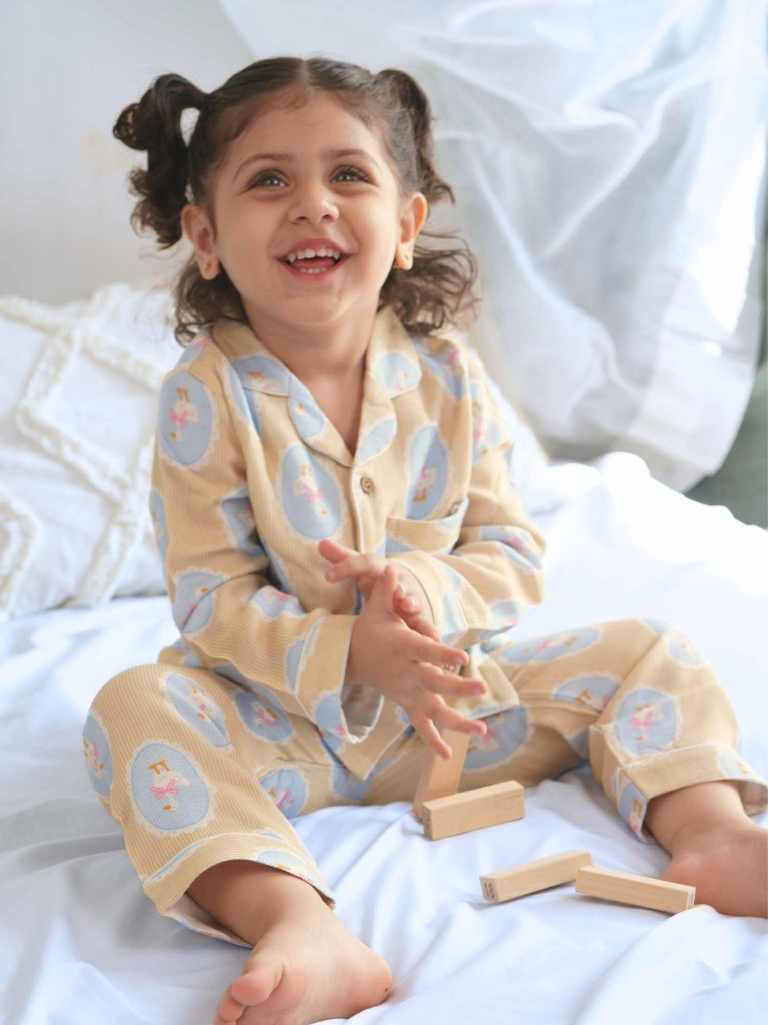 bamboo muslin nightsuit set