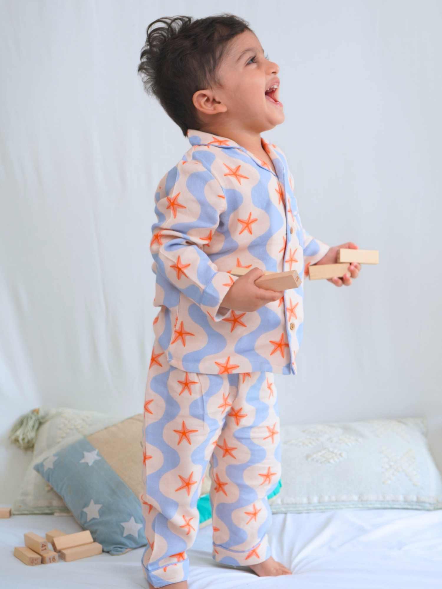 bamboo muslin nightsuit set