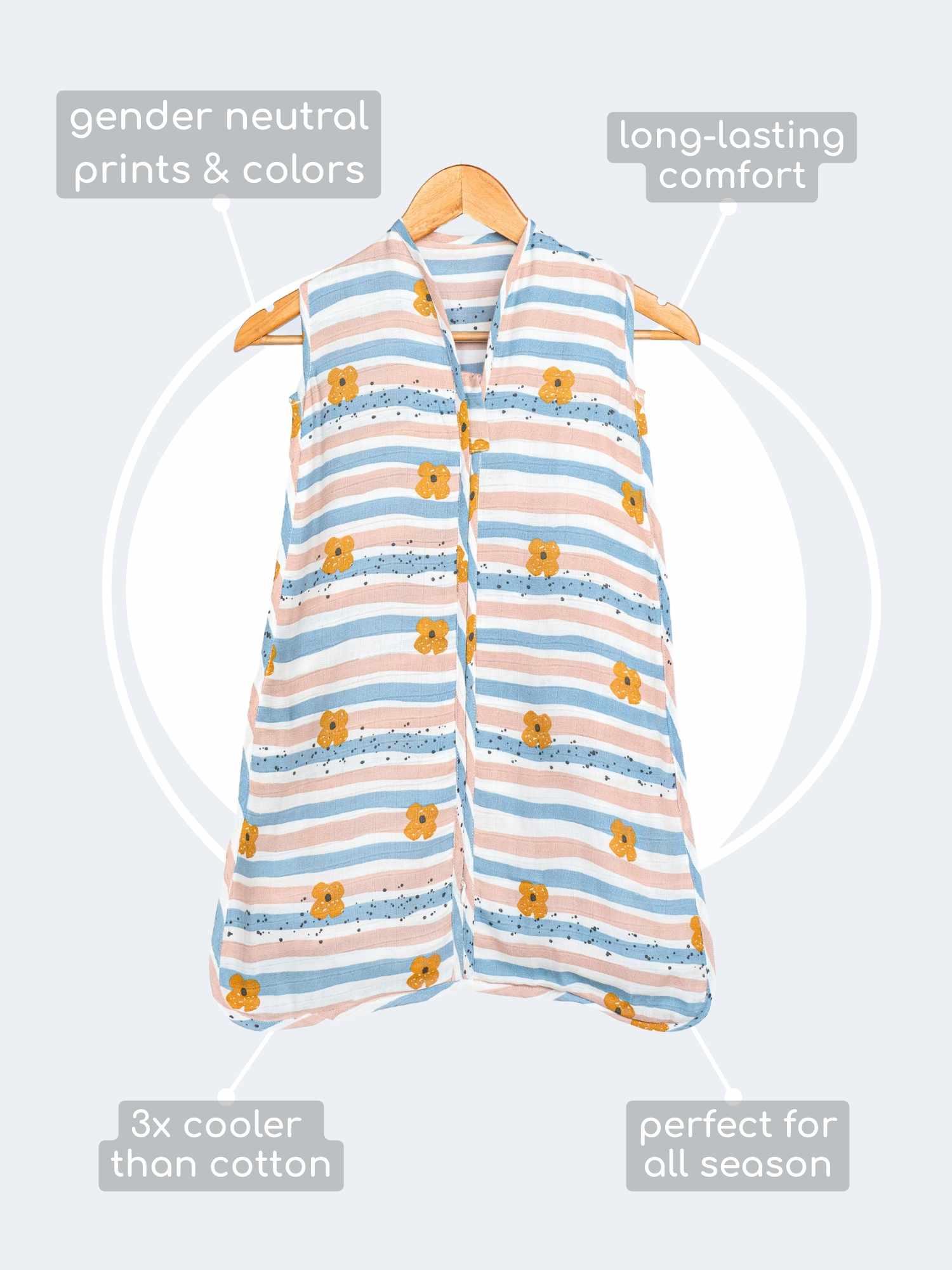 bamboo muslin sleeping bag