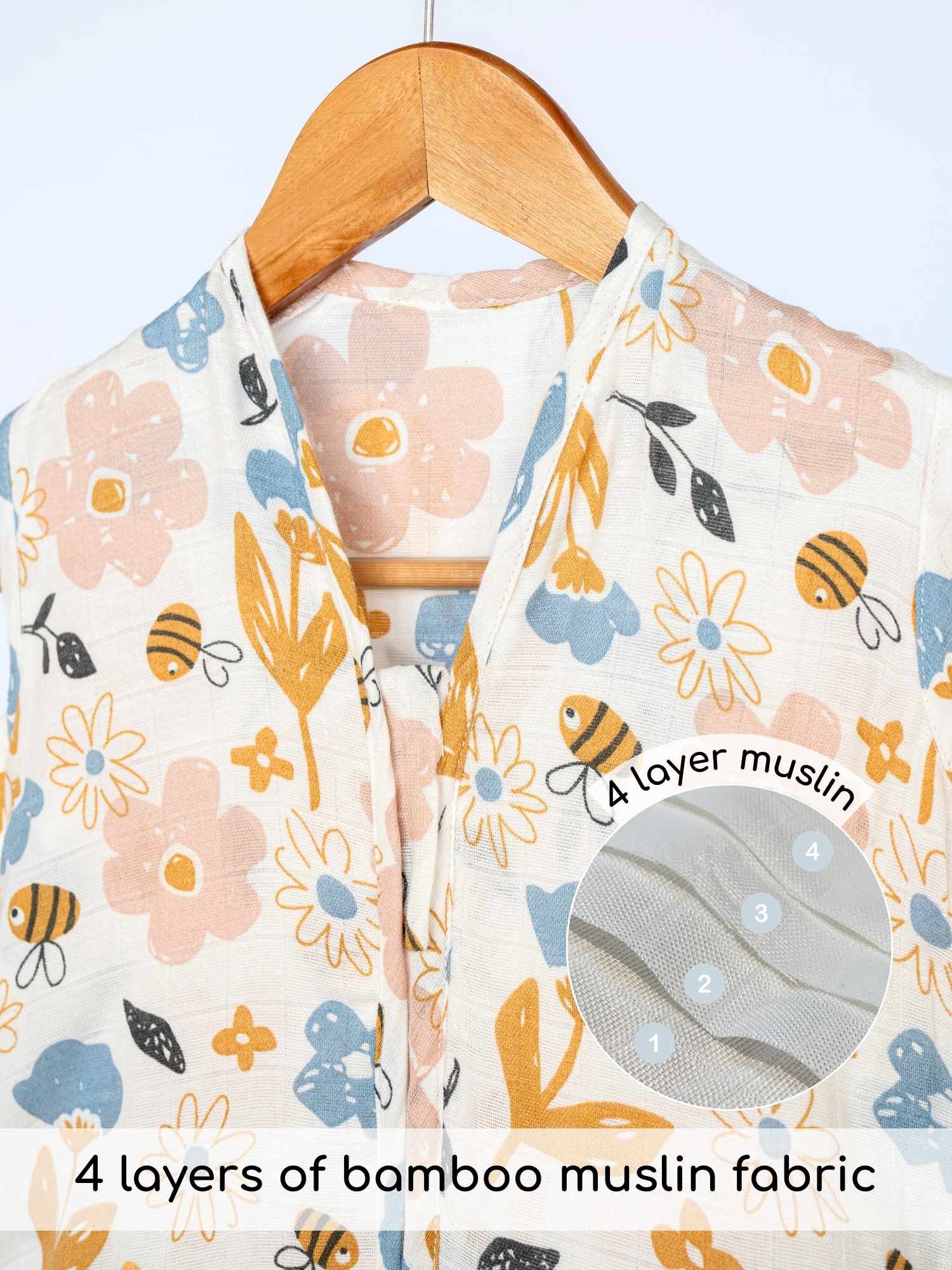 bamboo muslin sleeping bag