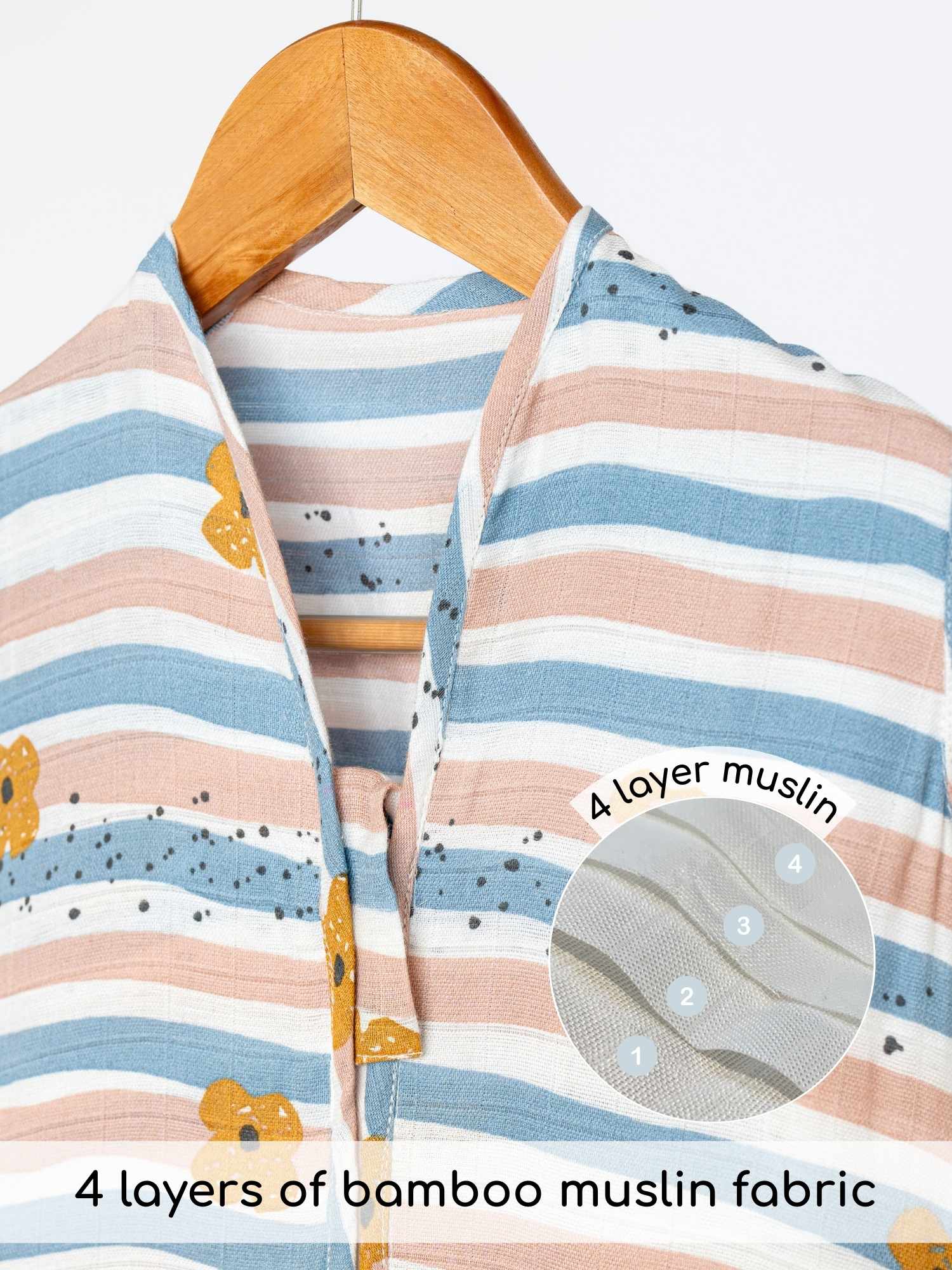 bamboo muslin sleeping bag