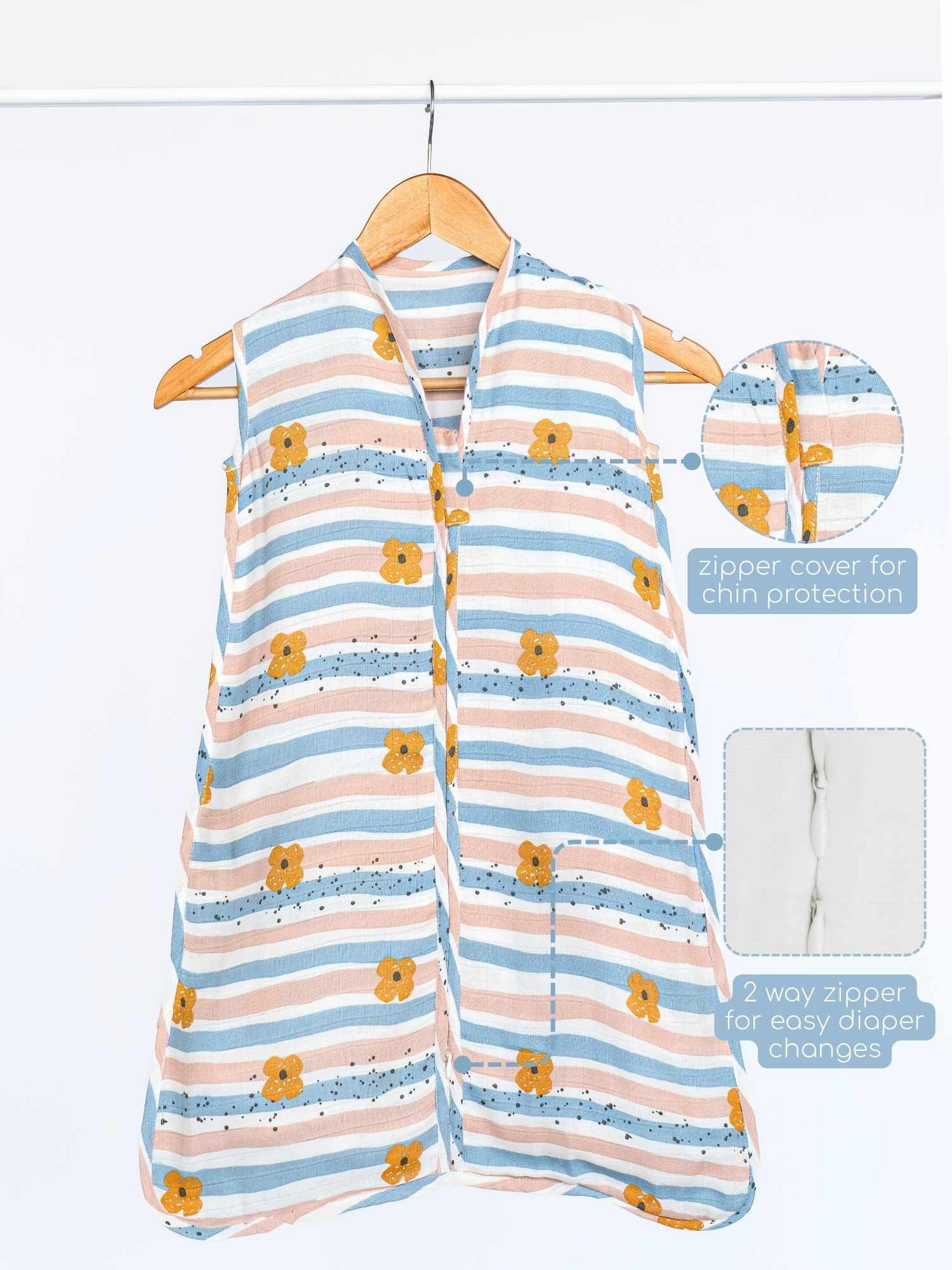 bamboo muslin sleeping bag