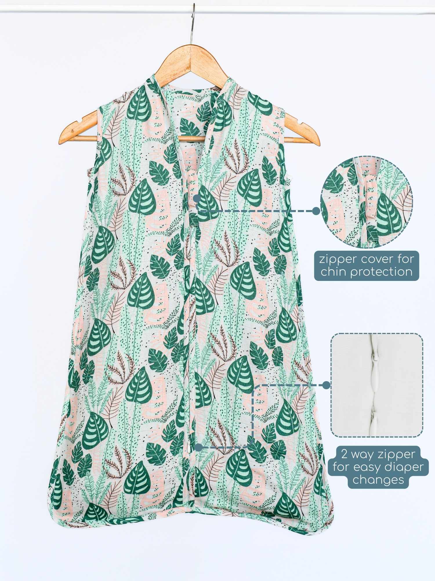 bamboo muslin sleeping bag