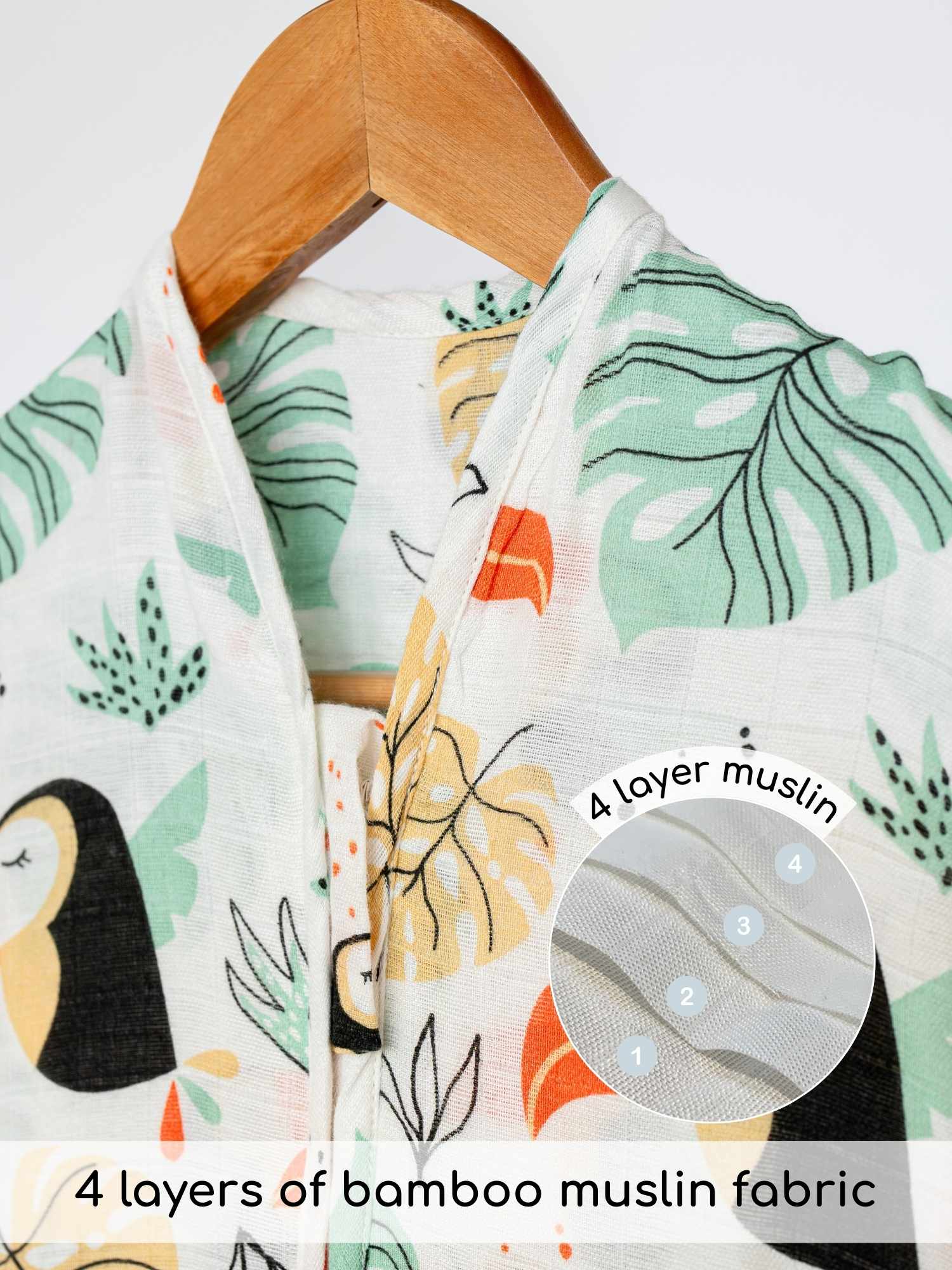 bamboo muslin sleeping bag