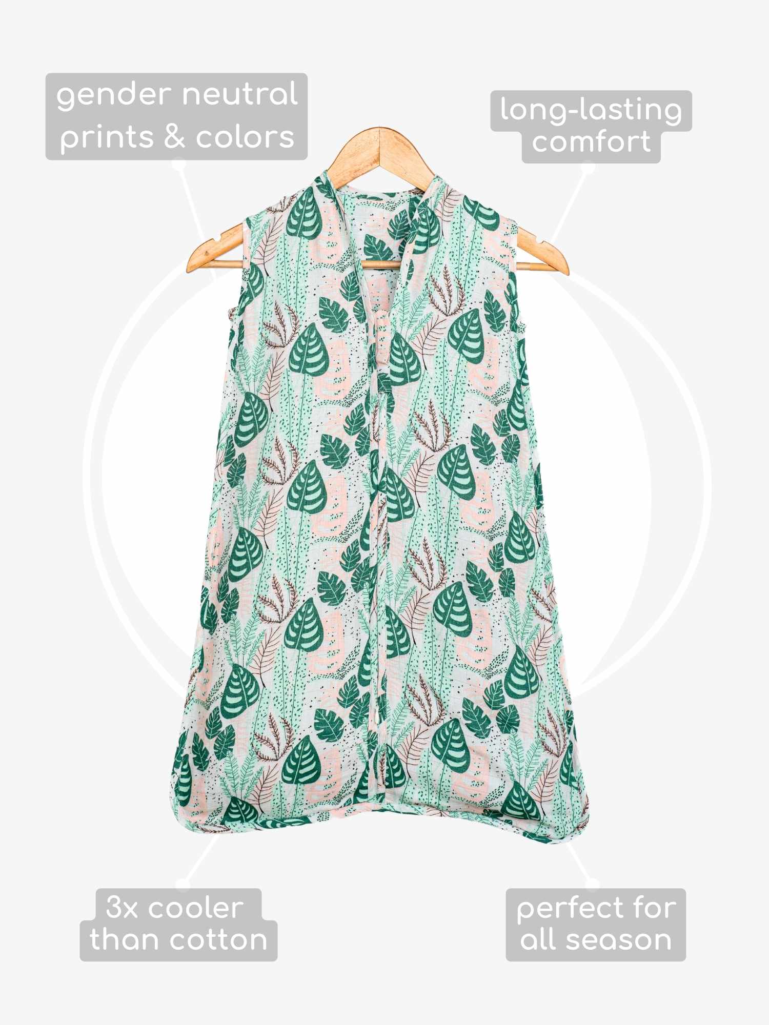 bamboo muslin sleeping bag
