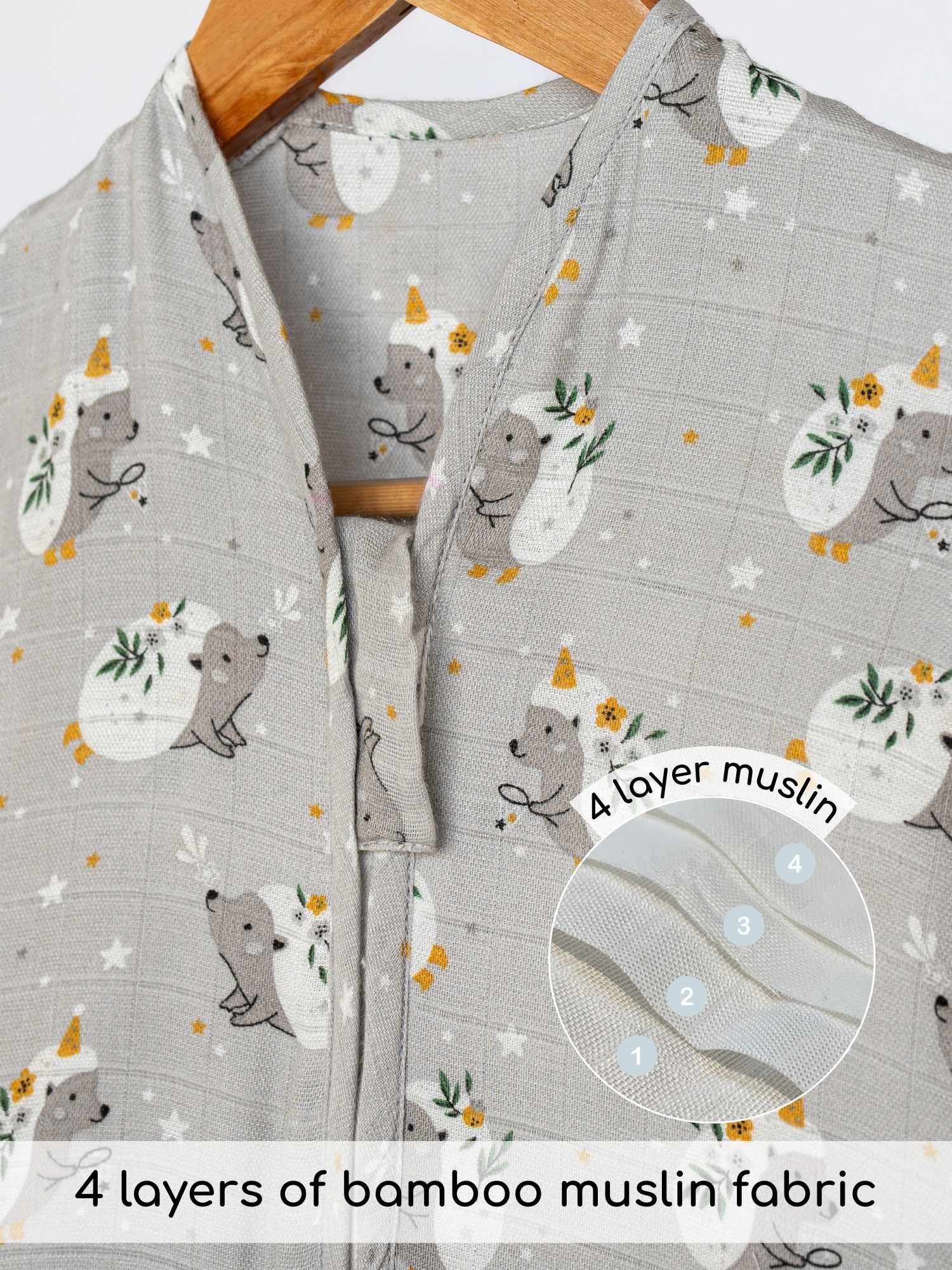 bamboo muslin sleeping bag